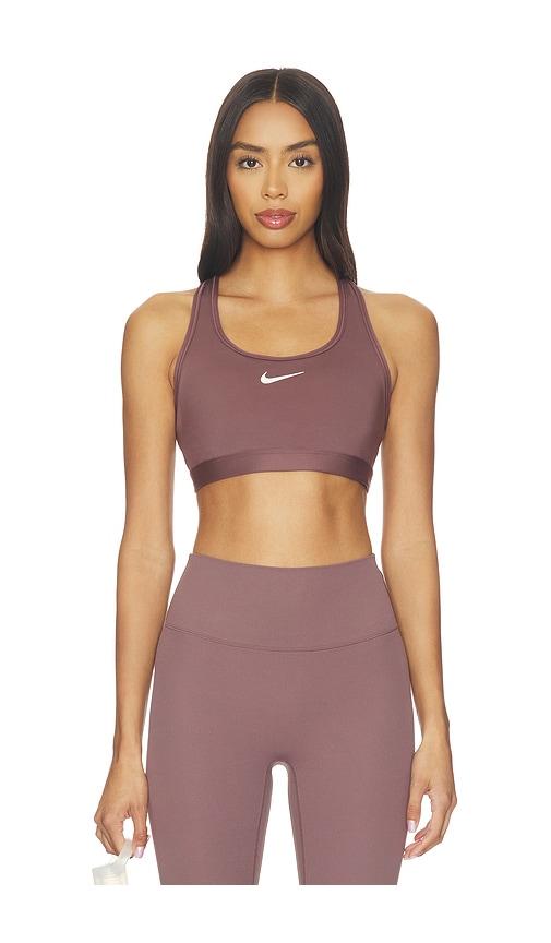 Nike Padded Sports Bra in Brown by NIKE
