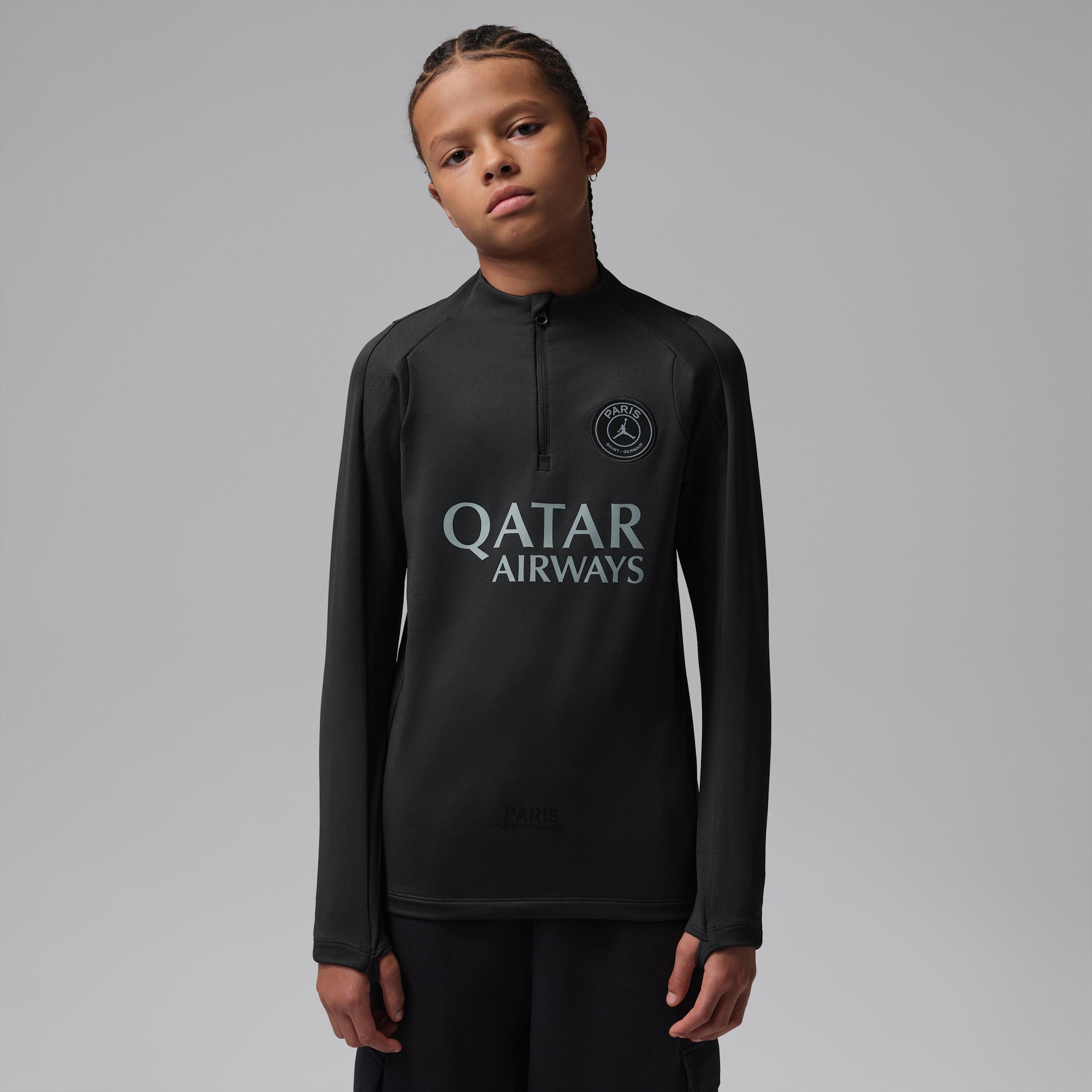 Nike Paris Saint-Germain Strike Fourth Big Kids' Jordan Dri-FIT Soccer Drill Top by NIKE