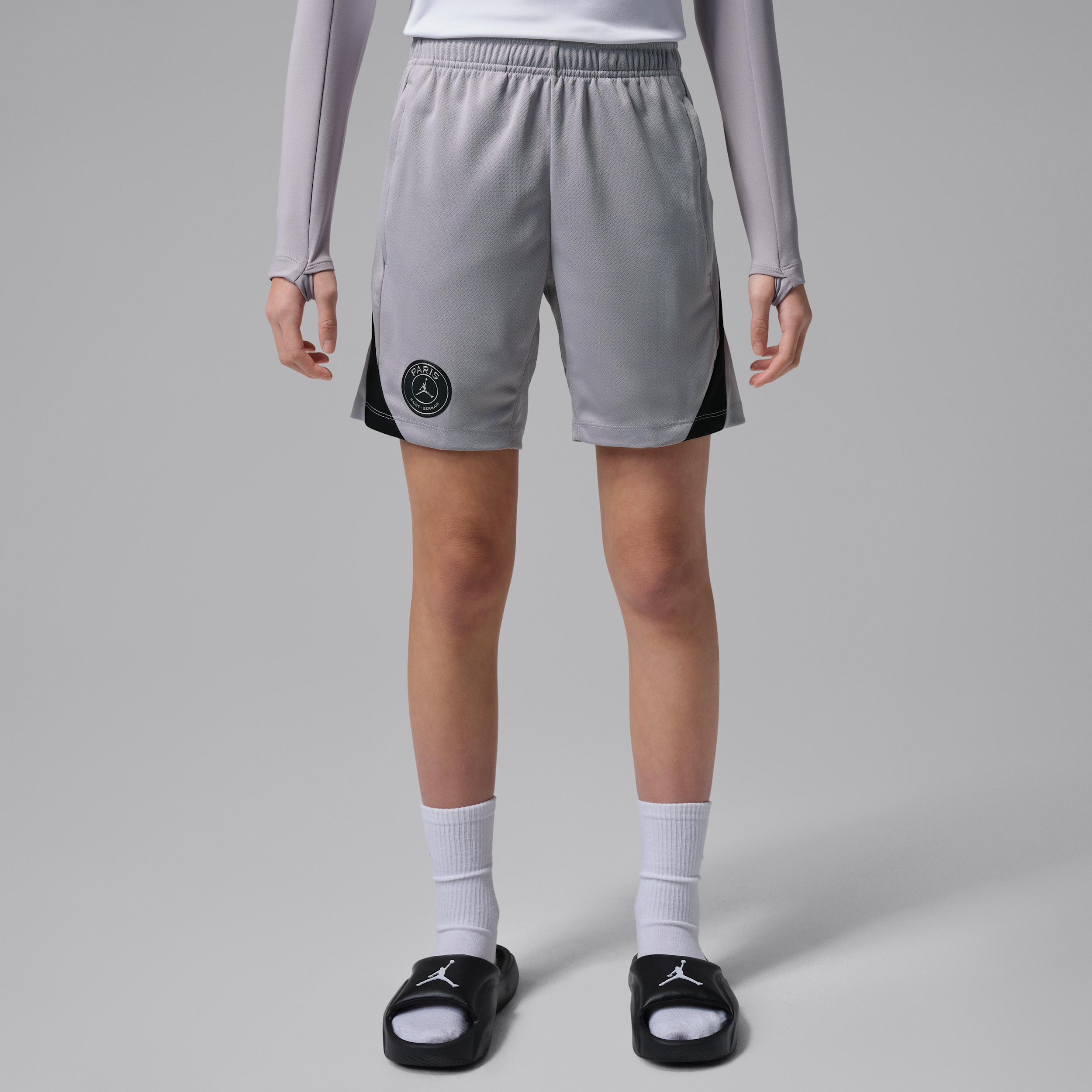 Nike Paris Saint-Germain Strike Night Edition Big Kids' Jordan Dri-FIT Soccer Knit Shorts by NIKE