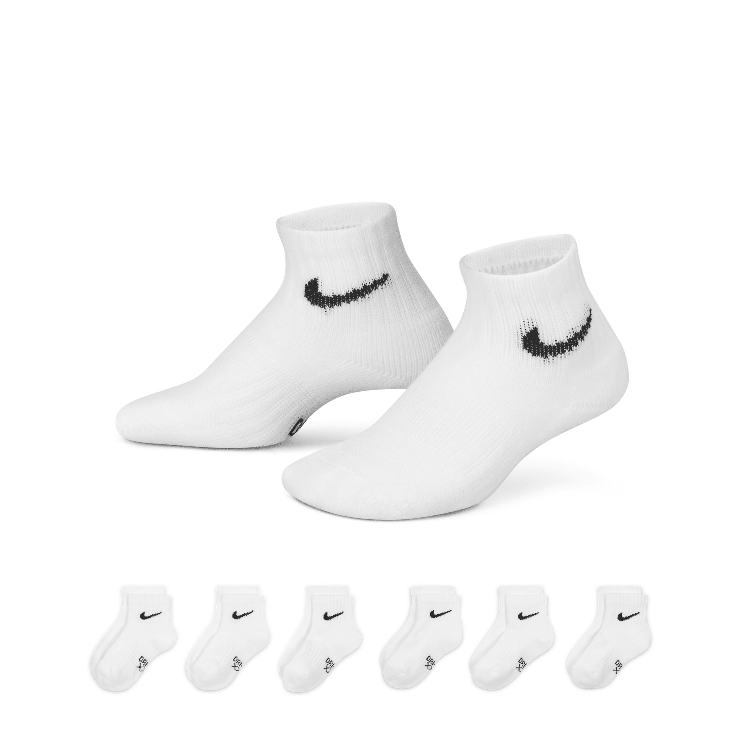 Nike Performance Basics Kids' Dri-FIT Ankle Socks (6 Pairs) by NIKE