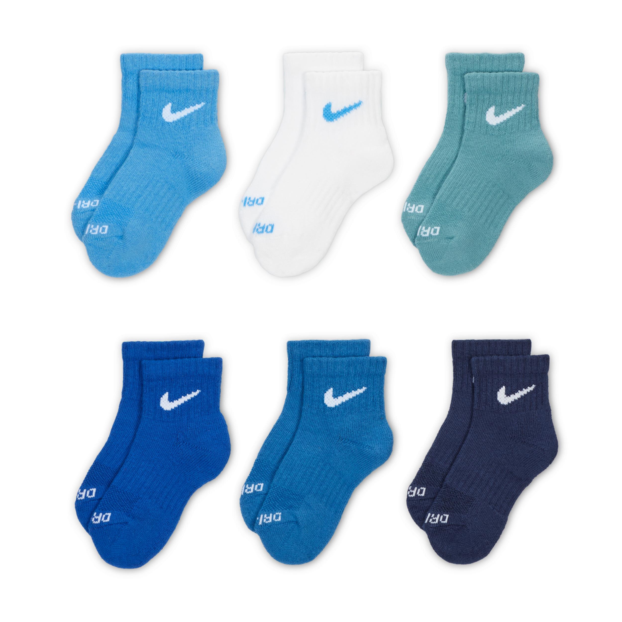 Nike Performance Basics Kids' Dri-FIT Ankle Socks (6 Pairs) by NIKE