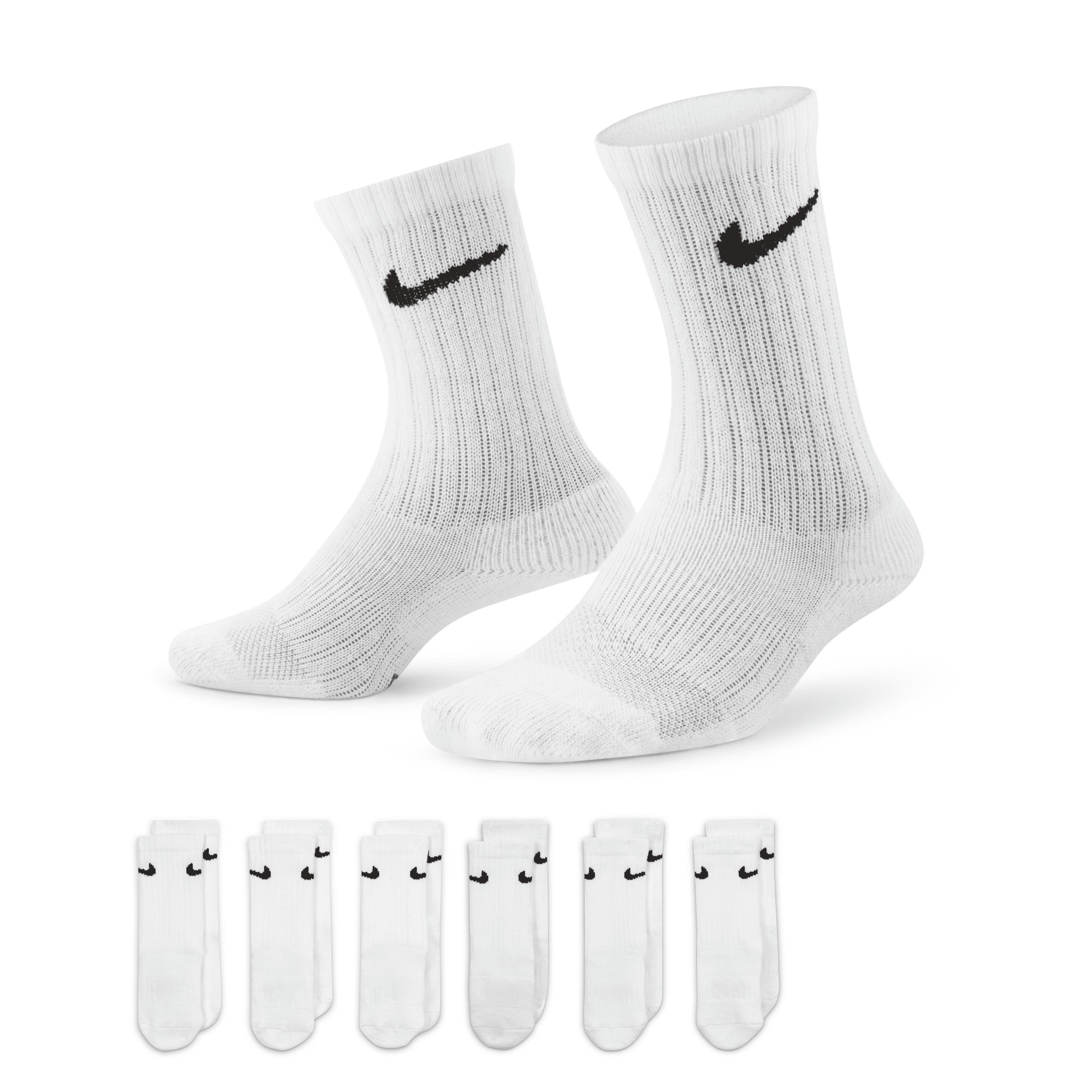 Nike Performance Basics Kids' Dri-FIT Crew Socks (6 Pairs) by NIKE