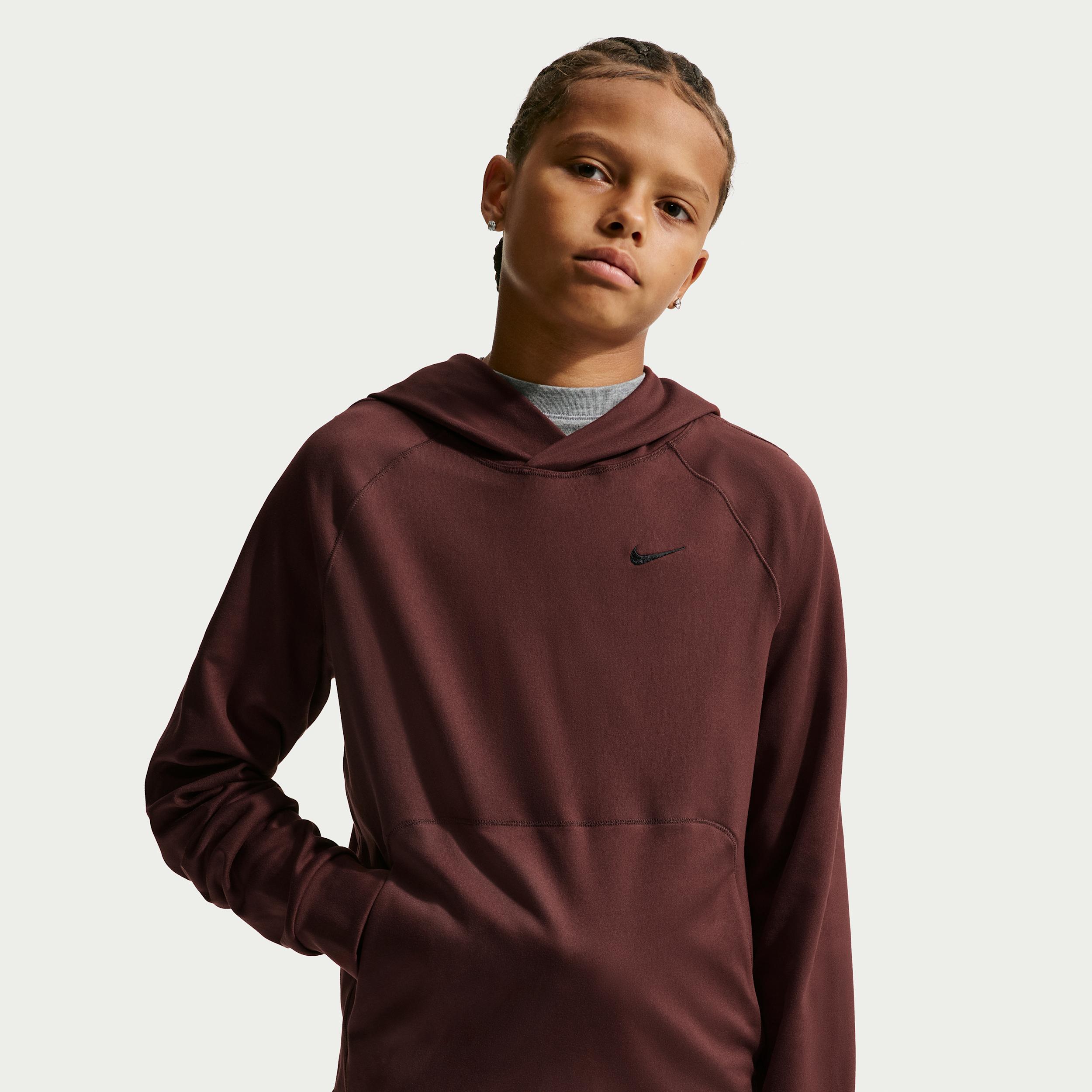 Nike Primary Nanoknit Big Kids' (Boys') Dri-FIT UV Protection Pullover Hoodie by NIKE