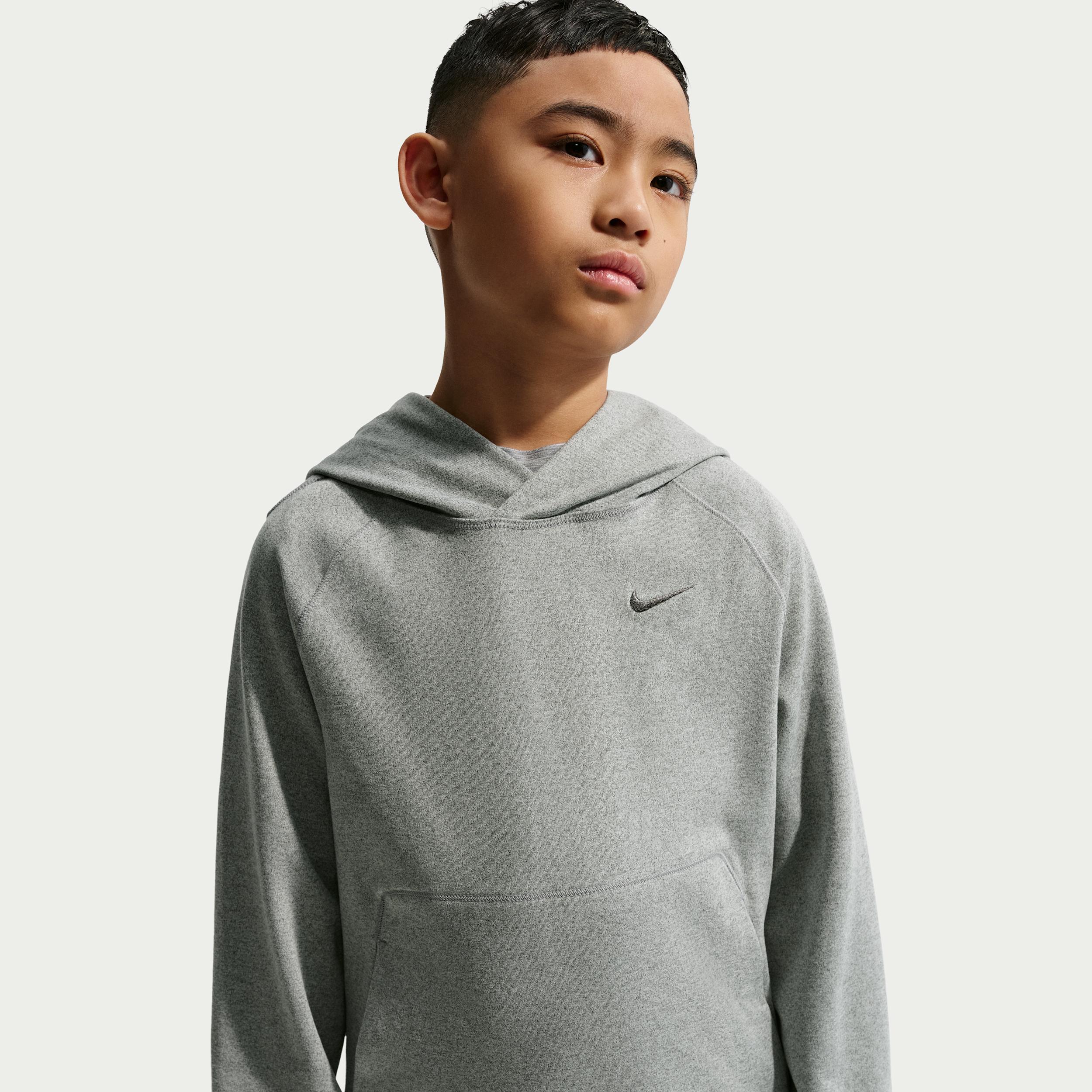 Nike Primary Nanoknit Big Kids' (Boys') Dri-FIT UV Protection Pullover Hoodie by NIKE