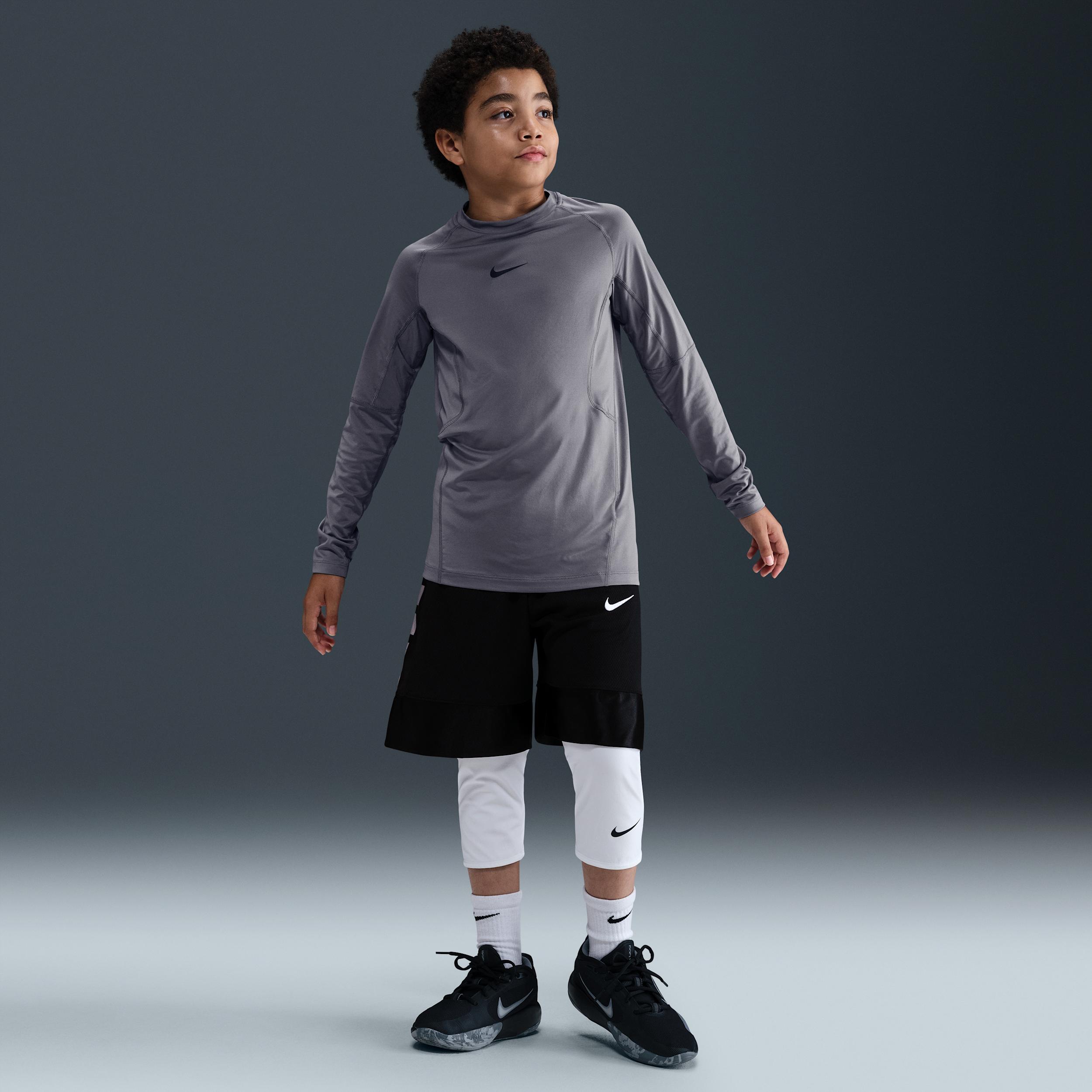 Nike Pro Big Kids' (Boys') Dri-FIT 3/4-Length Tights (Extended Size) by NIKE