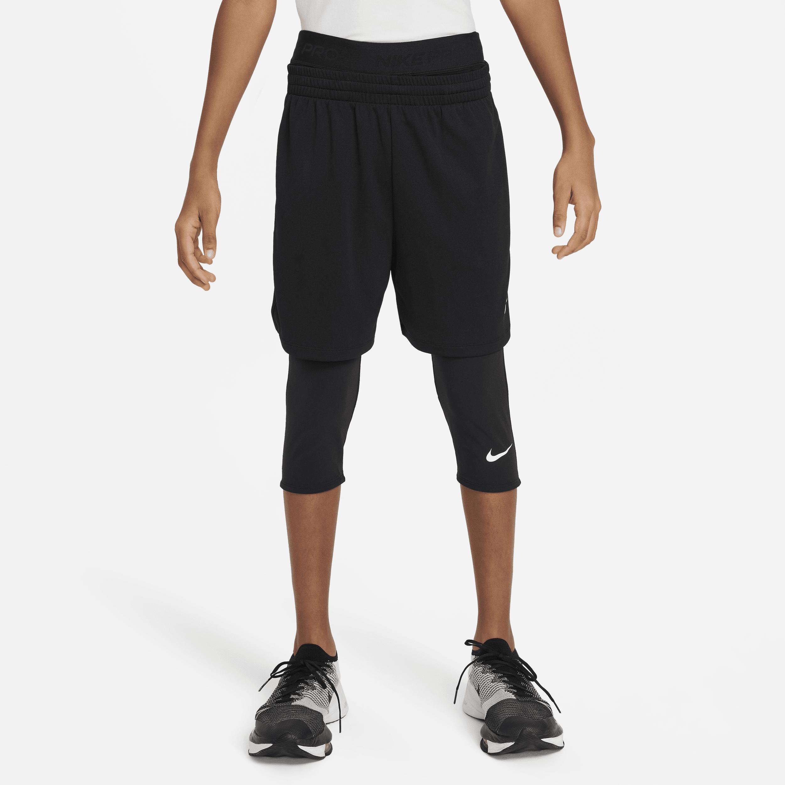 Nike Pro Big Kids' (Boys') Dri-FIT 3/4-Length Tights by NIKE