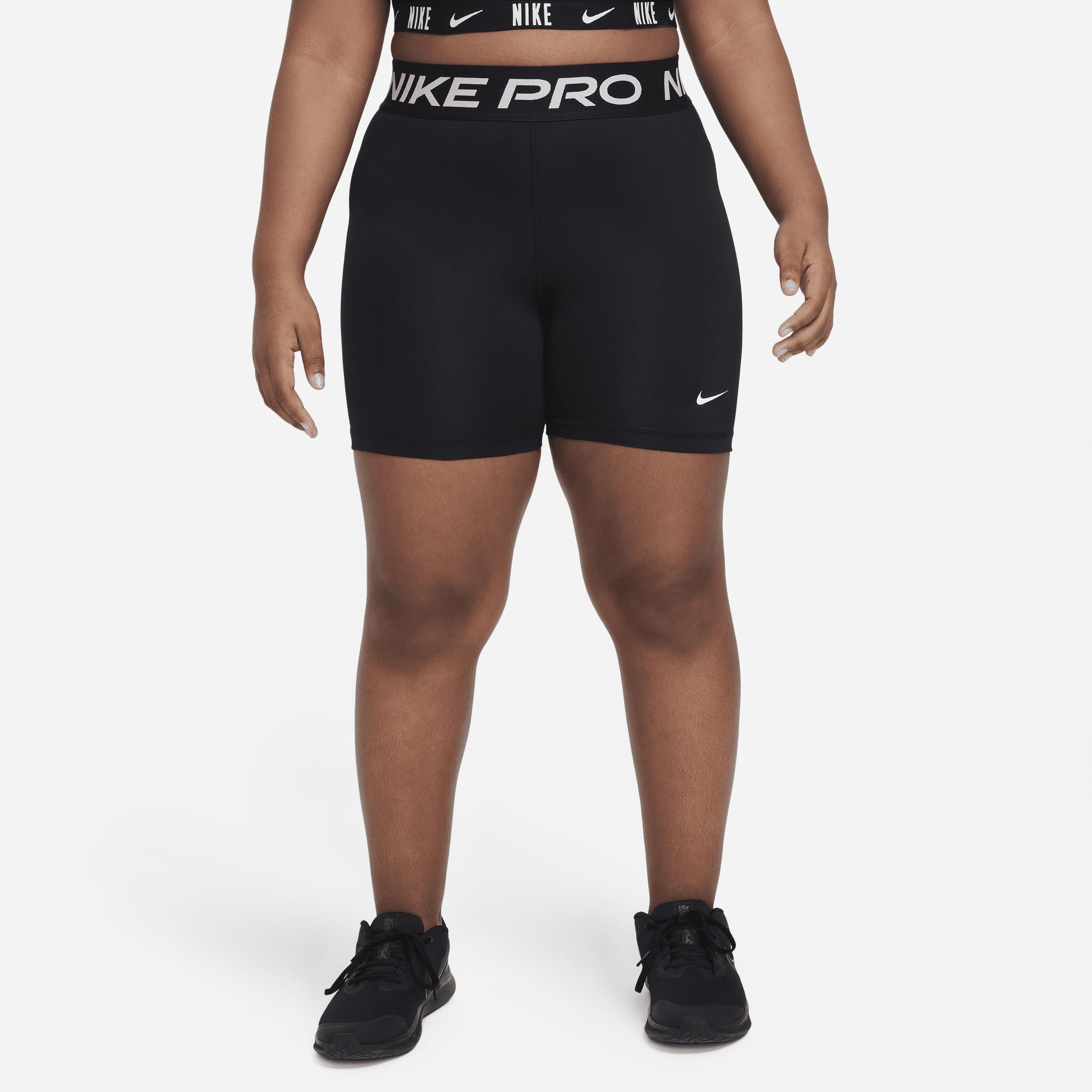 Nike Pro Big Kids' (Girls') Dri-FIT 5" Shorts (Extended Size) by NIKE