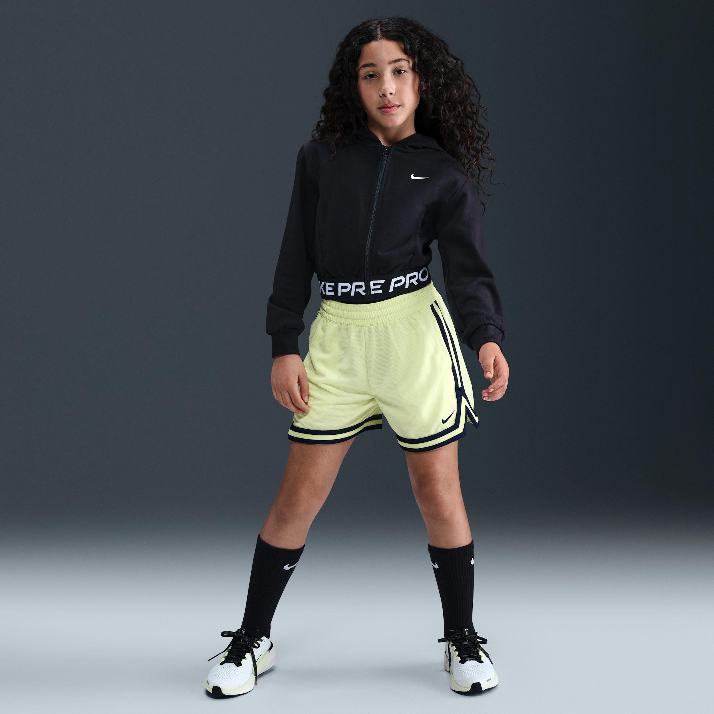 Nike Pro Fleece Big Kids' (Girls') Dri-FIT Full-Zip Hoodie by NIKE