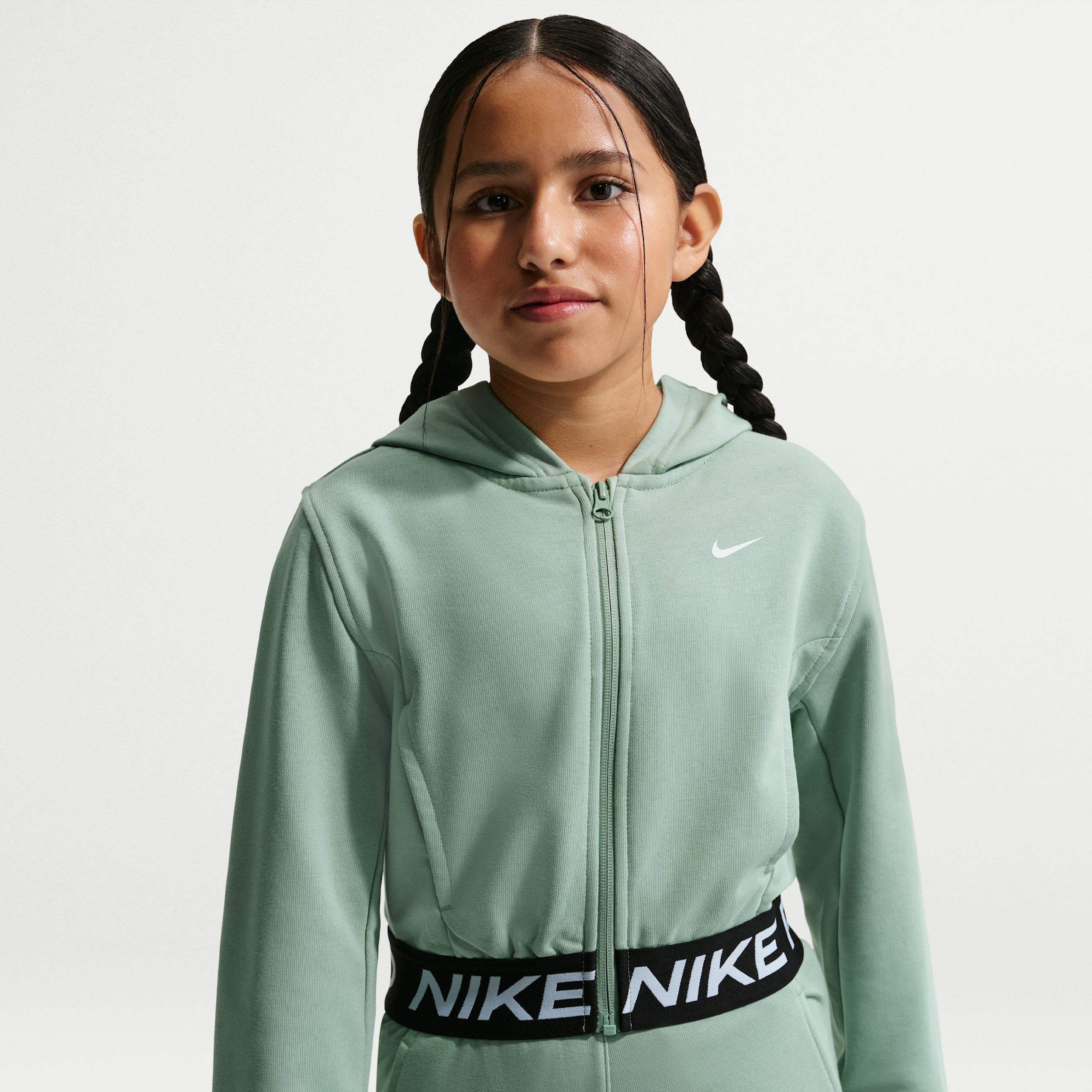 Nike Pro Fleece Big Kids' (Girls') Dri-FIT Full-Zip Hoodie by NIKE
