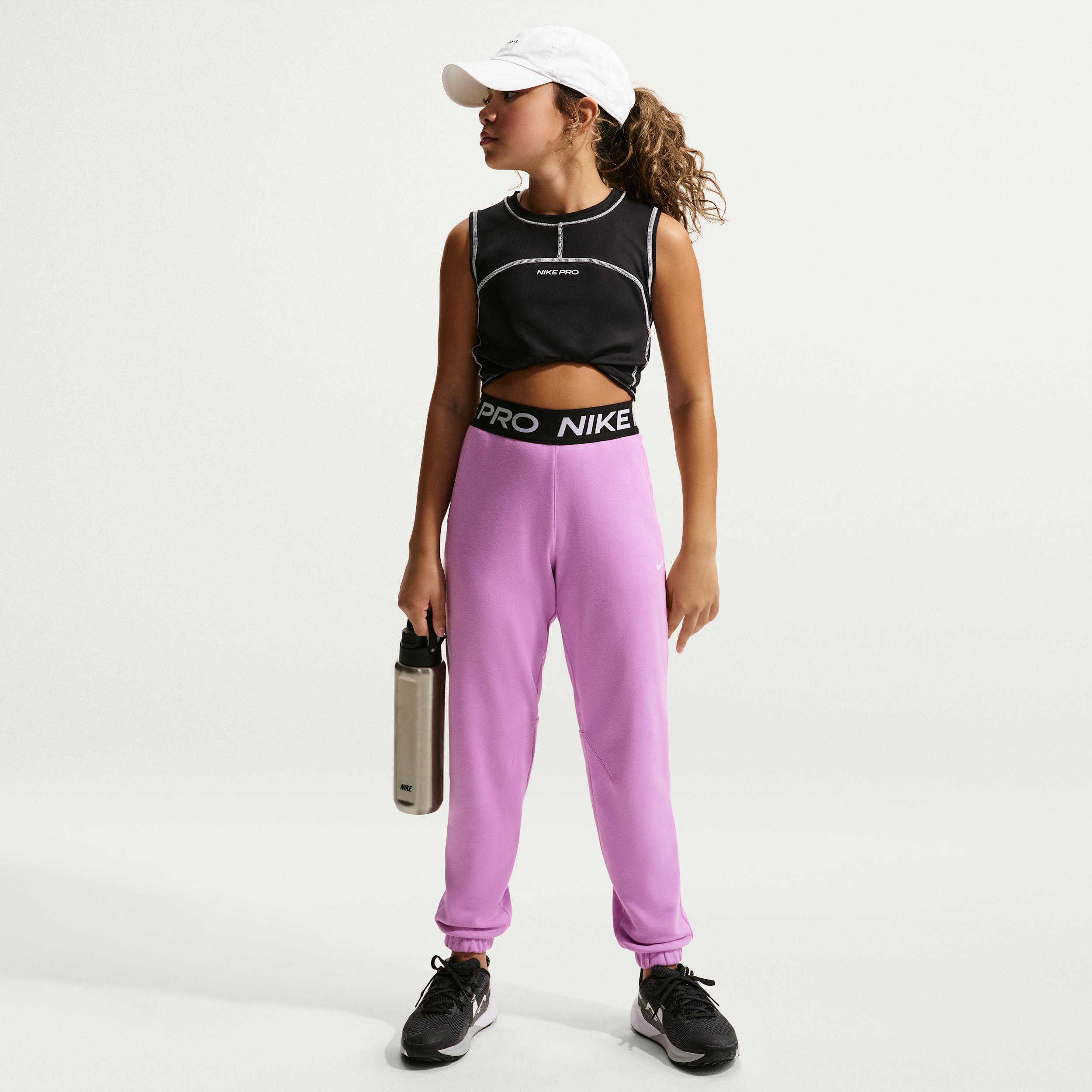 Nike Pro Fleece Big Kids' (Girls') Dri-FIT Jogger Pants by NIKE