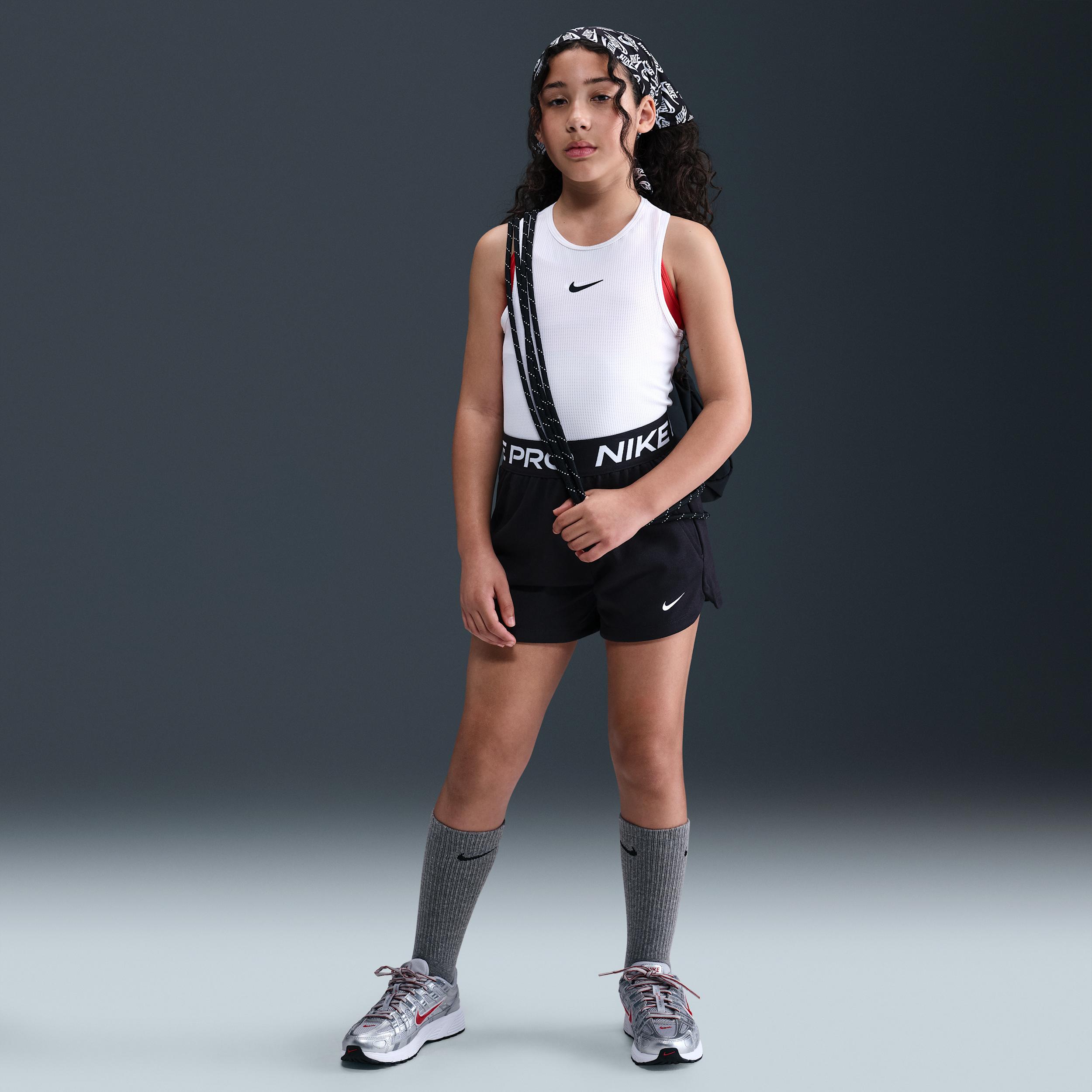 Nike Pro Fleece Big Kids' (Girls') Dri-FIT Shorts by NIKE