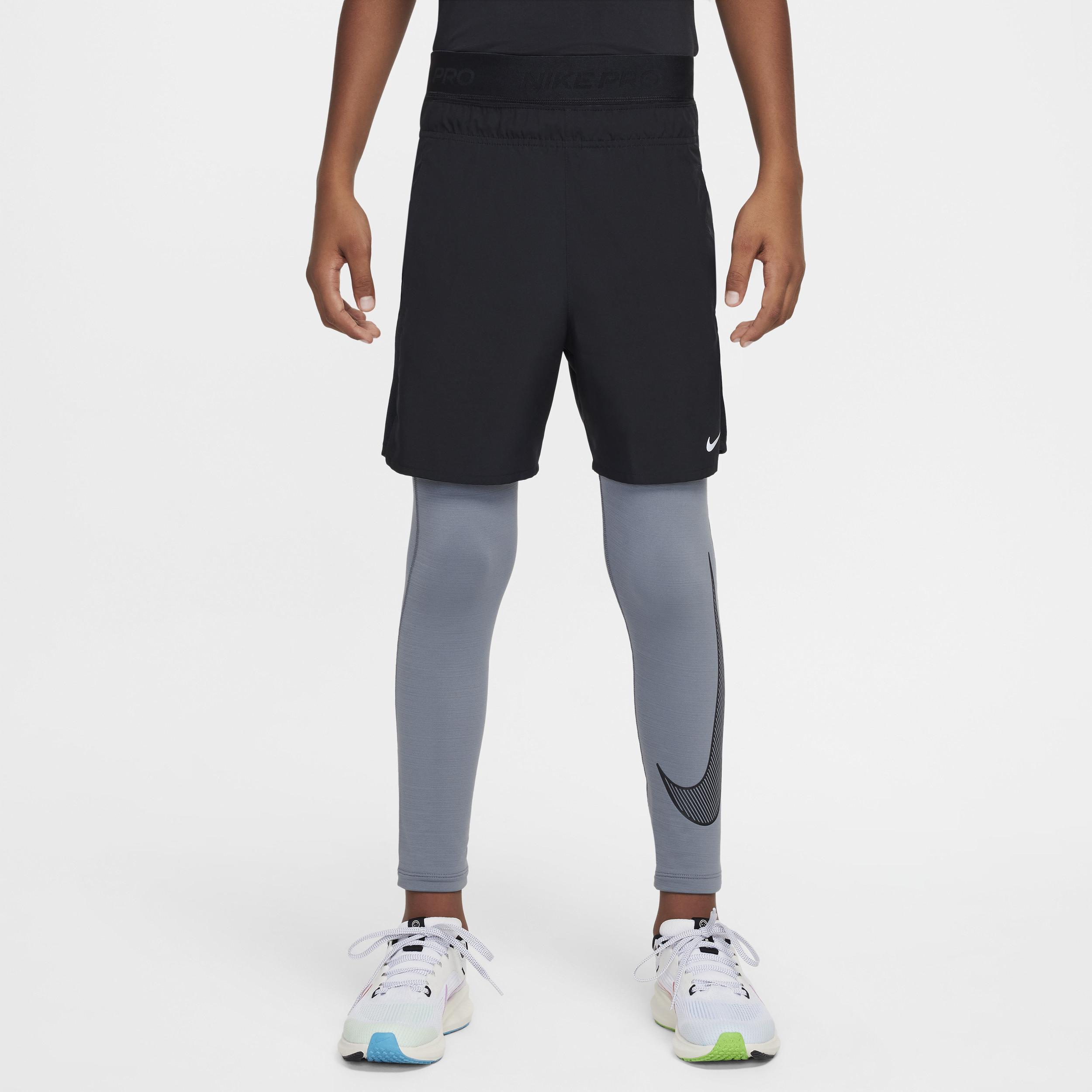 Nike Pro Warm Big Kids' (Boys') Dri-FIT Training Tights by NIKE