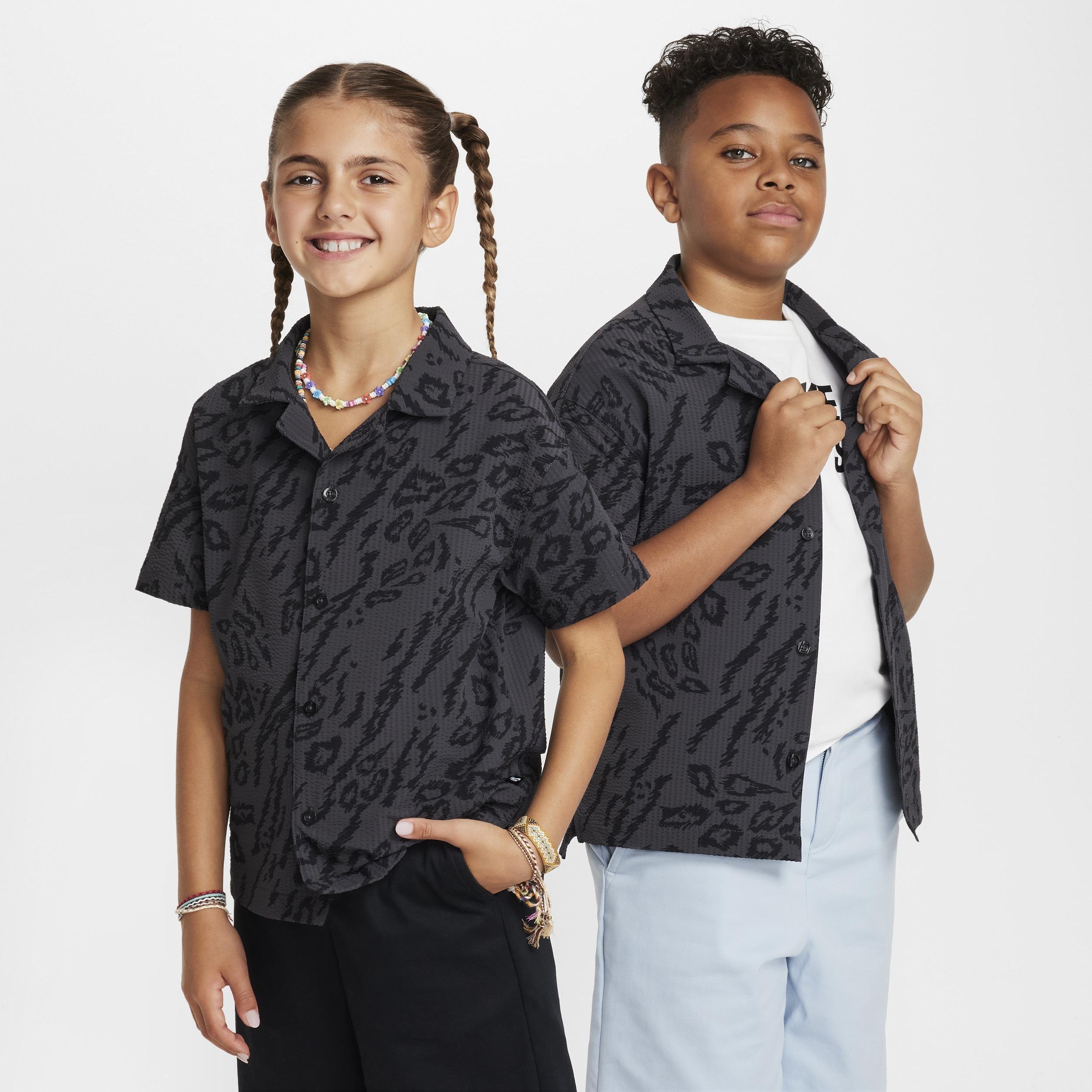 Nike SB Big Kids' Dri-FIT Button-Down Skate Shirt by NIKE