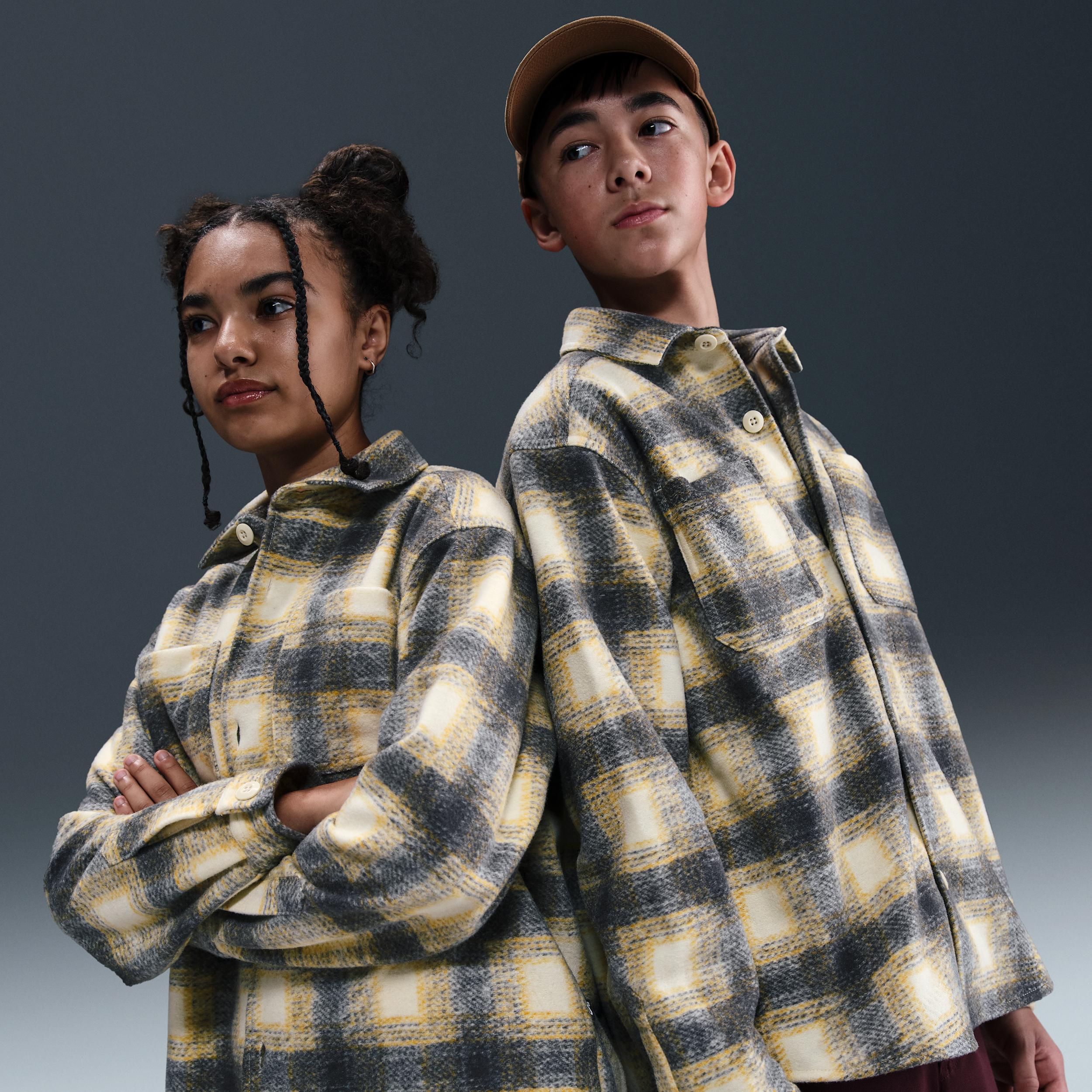 Nike SB Big Kids' Long-Sleeve Button Down Shirt by NIKE