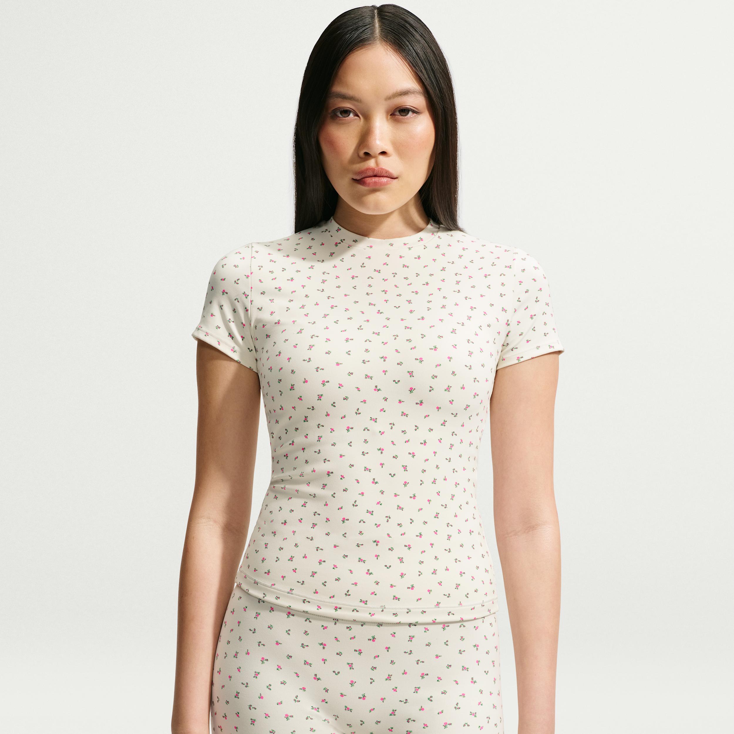 Nike SKIMS Matte Women's Printed Padded Baby T-Shirt by NIKE