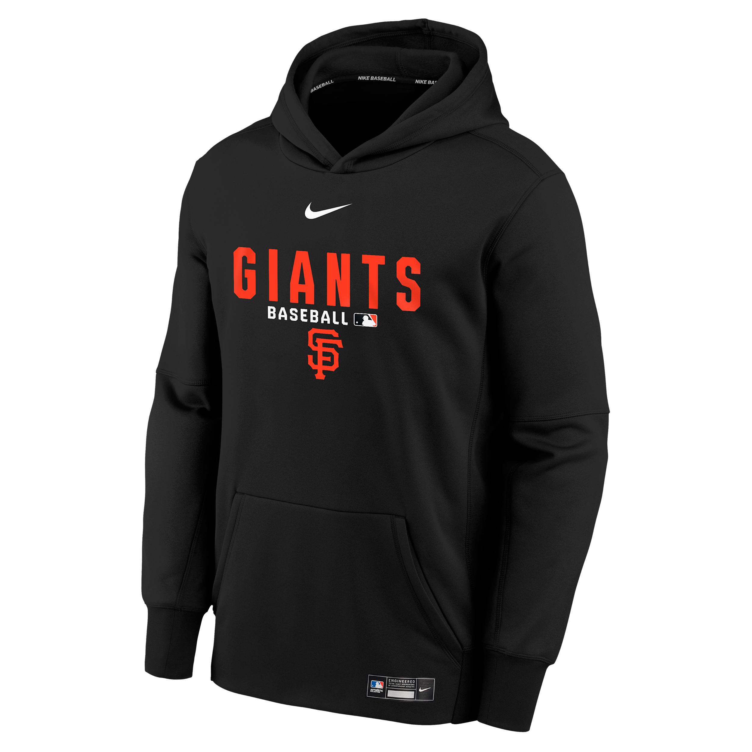 Nike San Francisco Giants Authentic Collection Big Kid's Therma-FIT MLB Hoodie by NIKE