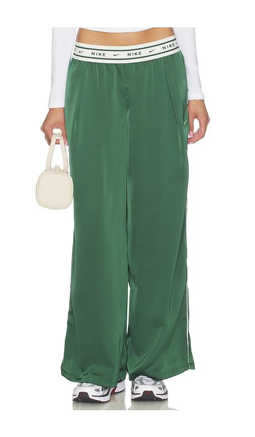 Nike Satin Pant in Dark Green by NIKE
