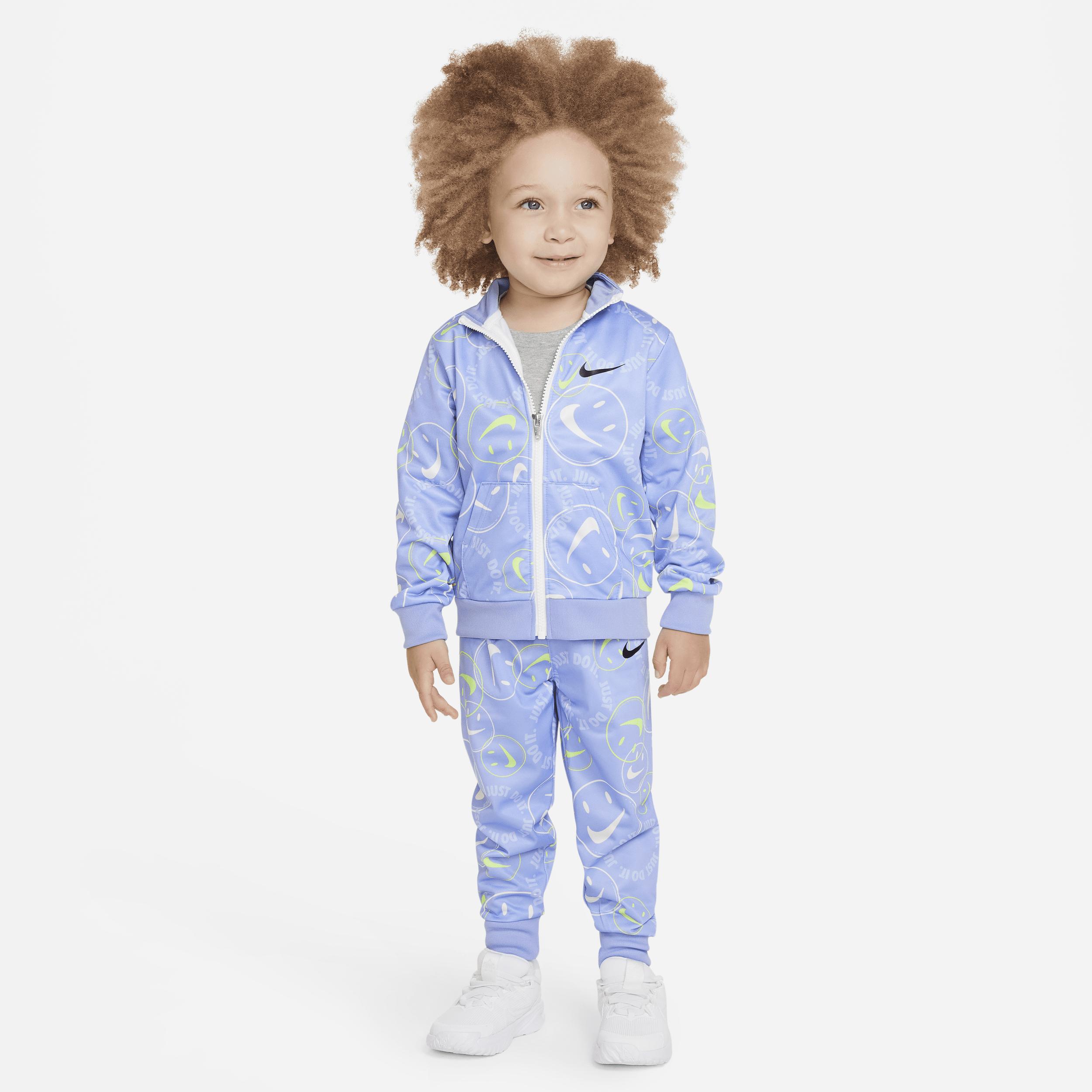 Nike Smiley Swoosh Printed Tricot Set Toddler Tracksuit by NIKE