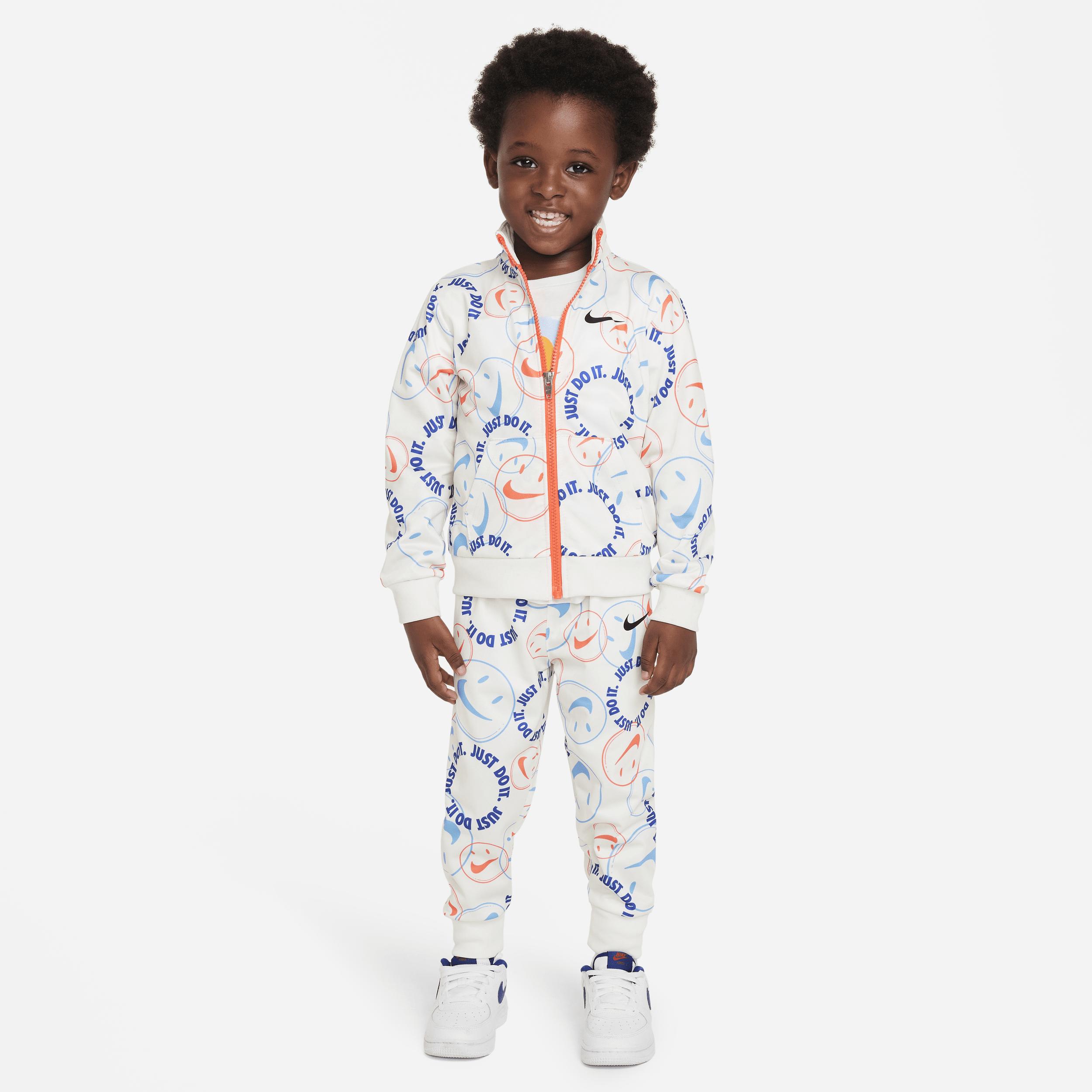 Nike Smiley Swoosh Printed Tricot Set Toddler Tracksuit by NIKE