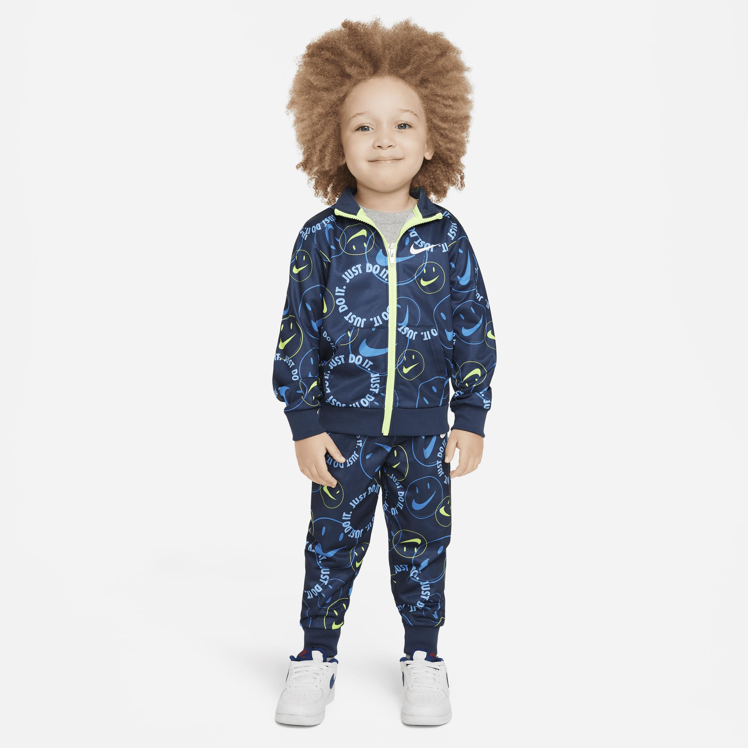 Nike Smiley Swoosh Printed Tricot Set Toddler Tracksuit by NIKE