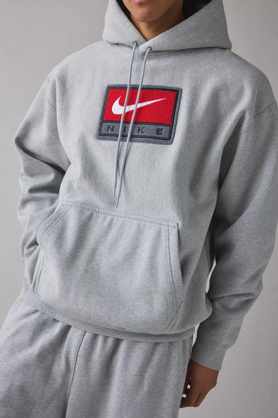 Nike Solo Swoosh Applique Hoodie Sweatshirt by NIKE