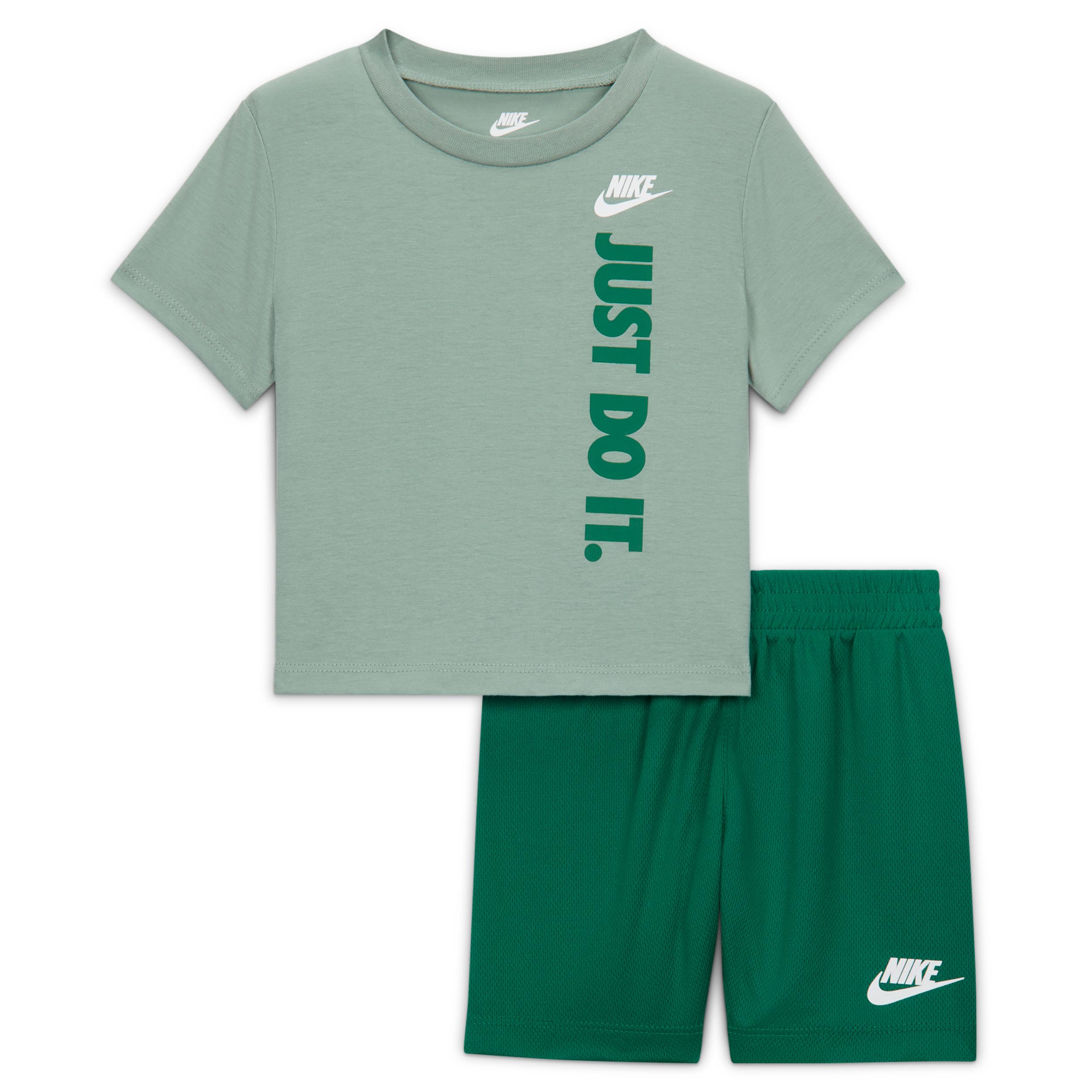 Nike Sportswear Baby "Just Do It" Graphic T-Shirt and Mesh Shorts Set by NIKE