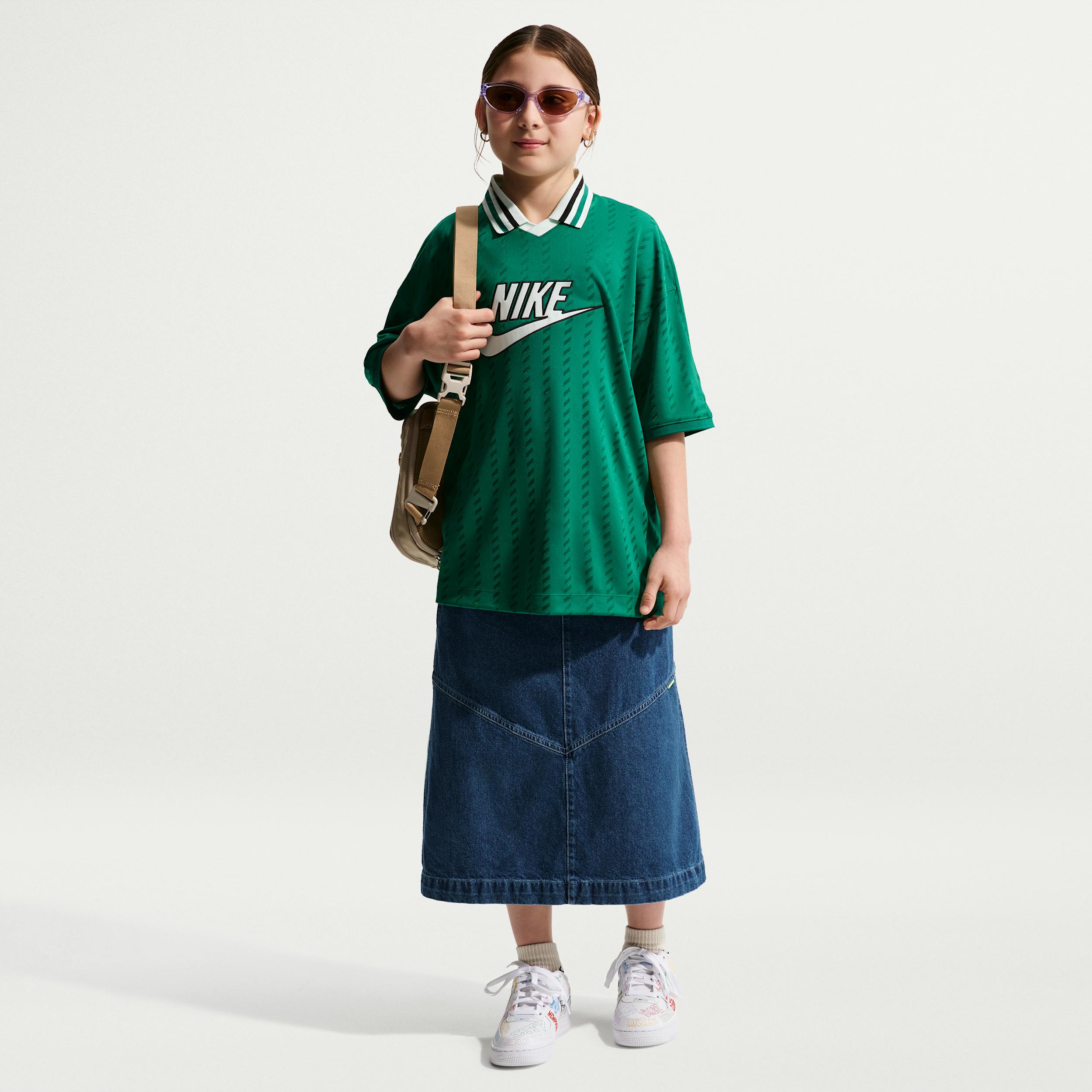 Nike Sportswear Big Kids' Denim Midi Skirt by NIKE