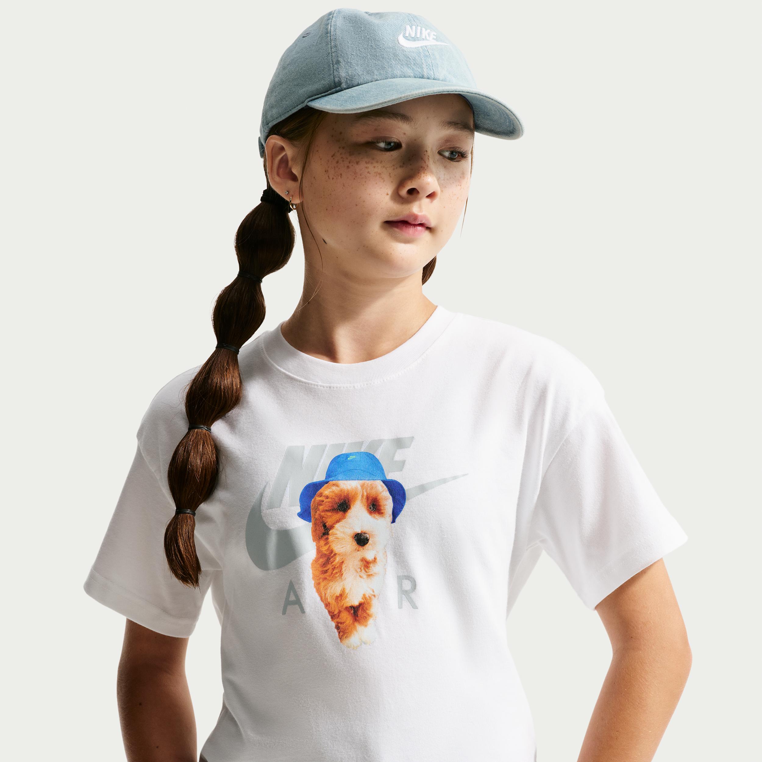 Nike Sportswear Big Kids' (Girls') Boxy T-Shirt by NIKE