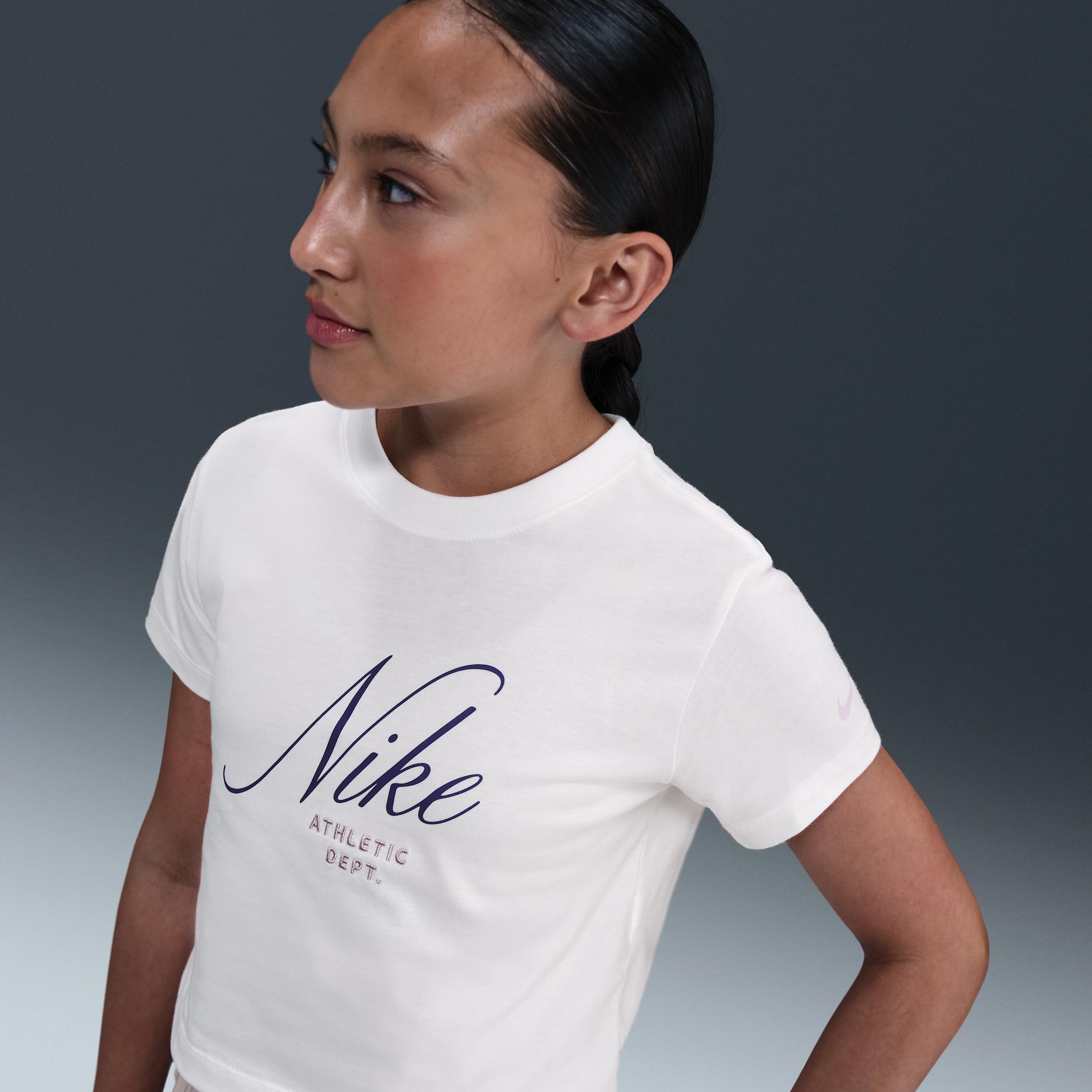 Nike Sportswear Big Kids' (Girls') Cropped T-Shirt by NIKE