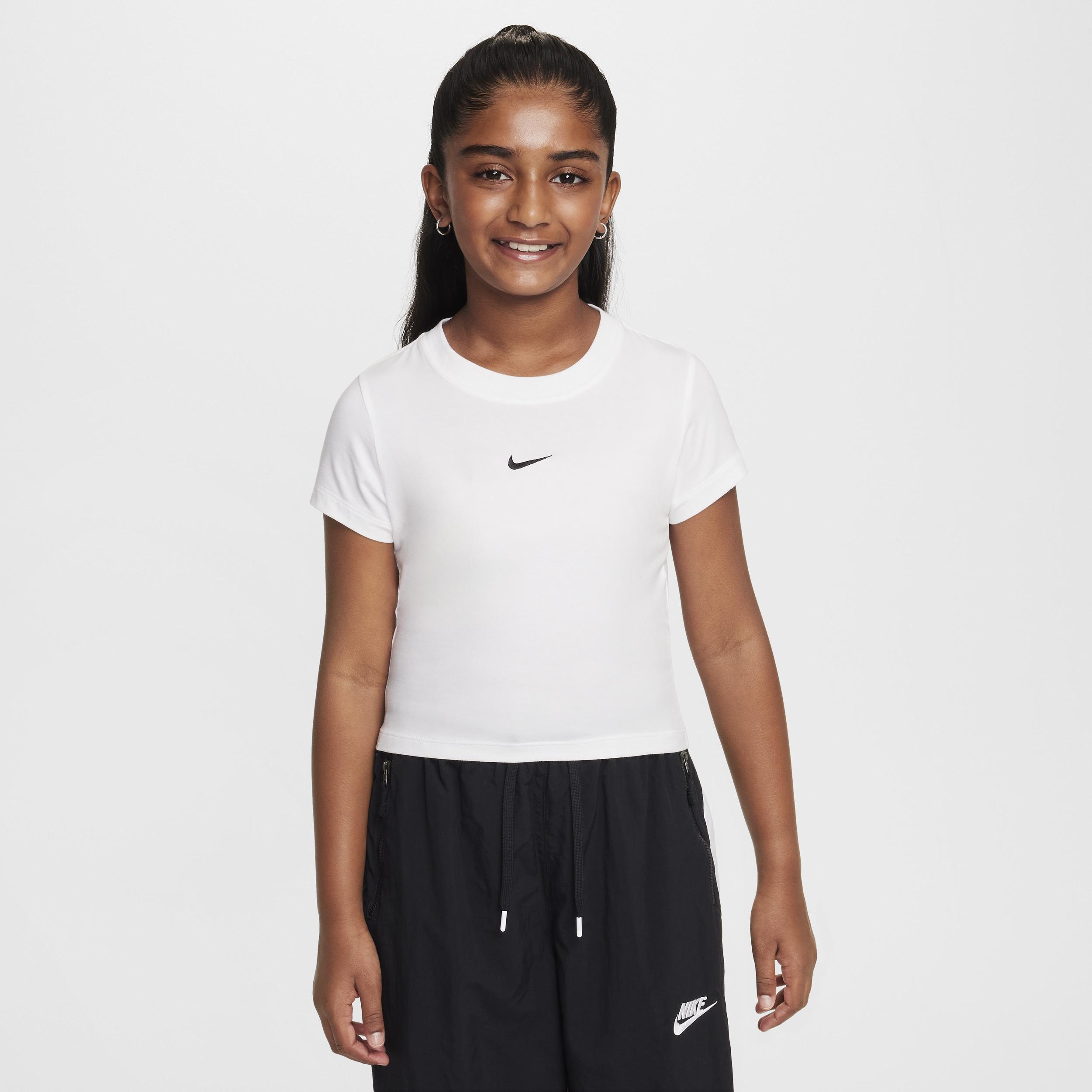 Nike Sportswear Big Kids' (Girls') Cropped T-Shirt by NIKE