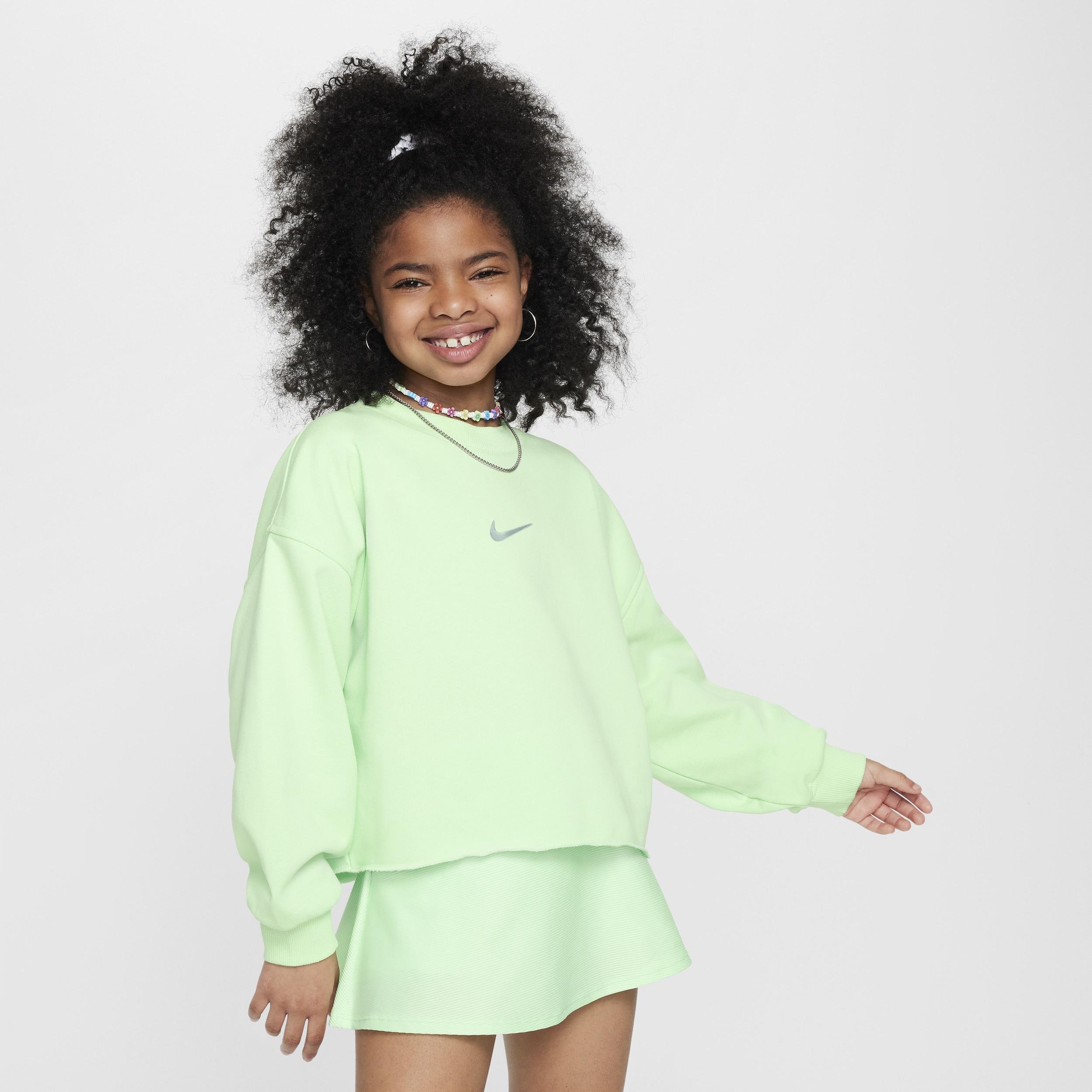 Nike Sportswear Big Kids' (Girls') Dri-FIT Crew-Neck Sweatshirt by NIKE