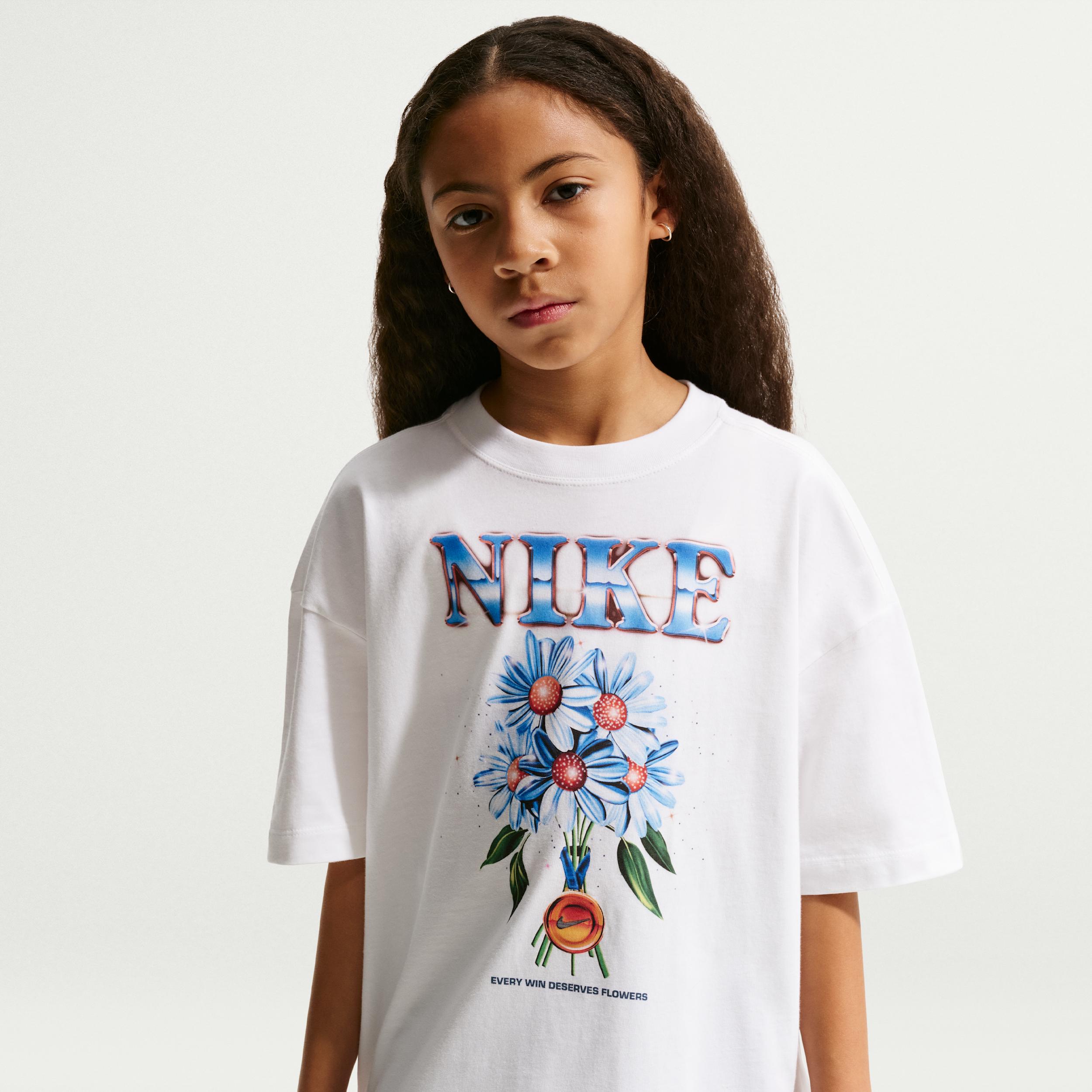 Nike Sportswear Big Kids' (Girls') Oversized T-Shirt by NIKE