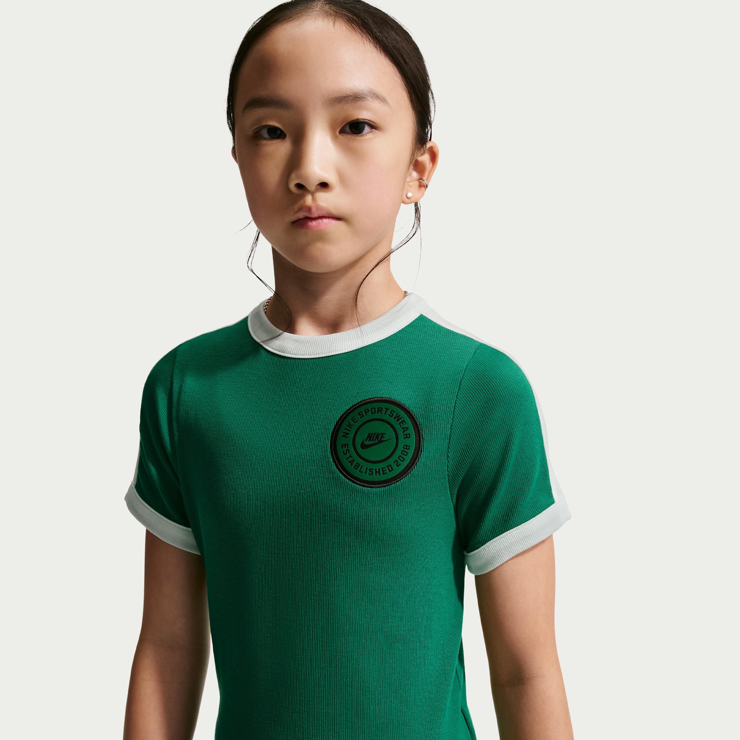 Nike Sportswear Big Kids' (Girls') Short-Sleeve Rib Top by NIKE