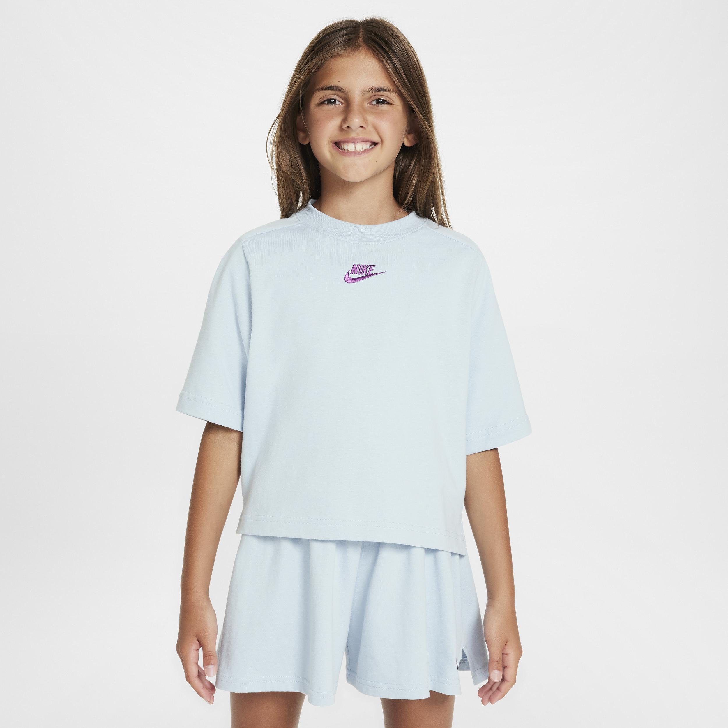 Nike Sportswear Big Kids' (Girls') Short-Sleeve Top by NIKE