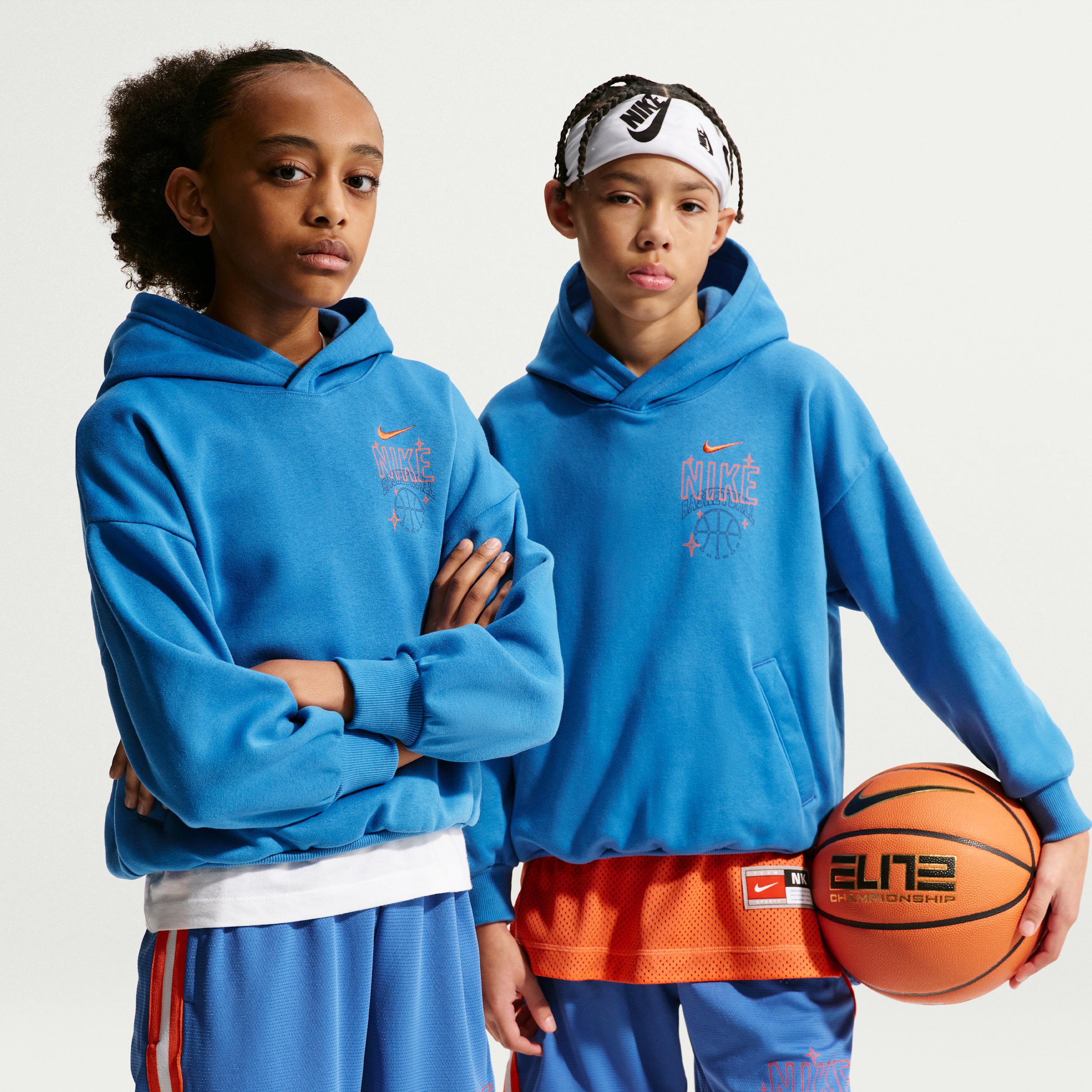 Nike Sportswear Big Kids' Oversized Fleece Basketball Hoodie by NIKE