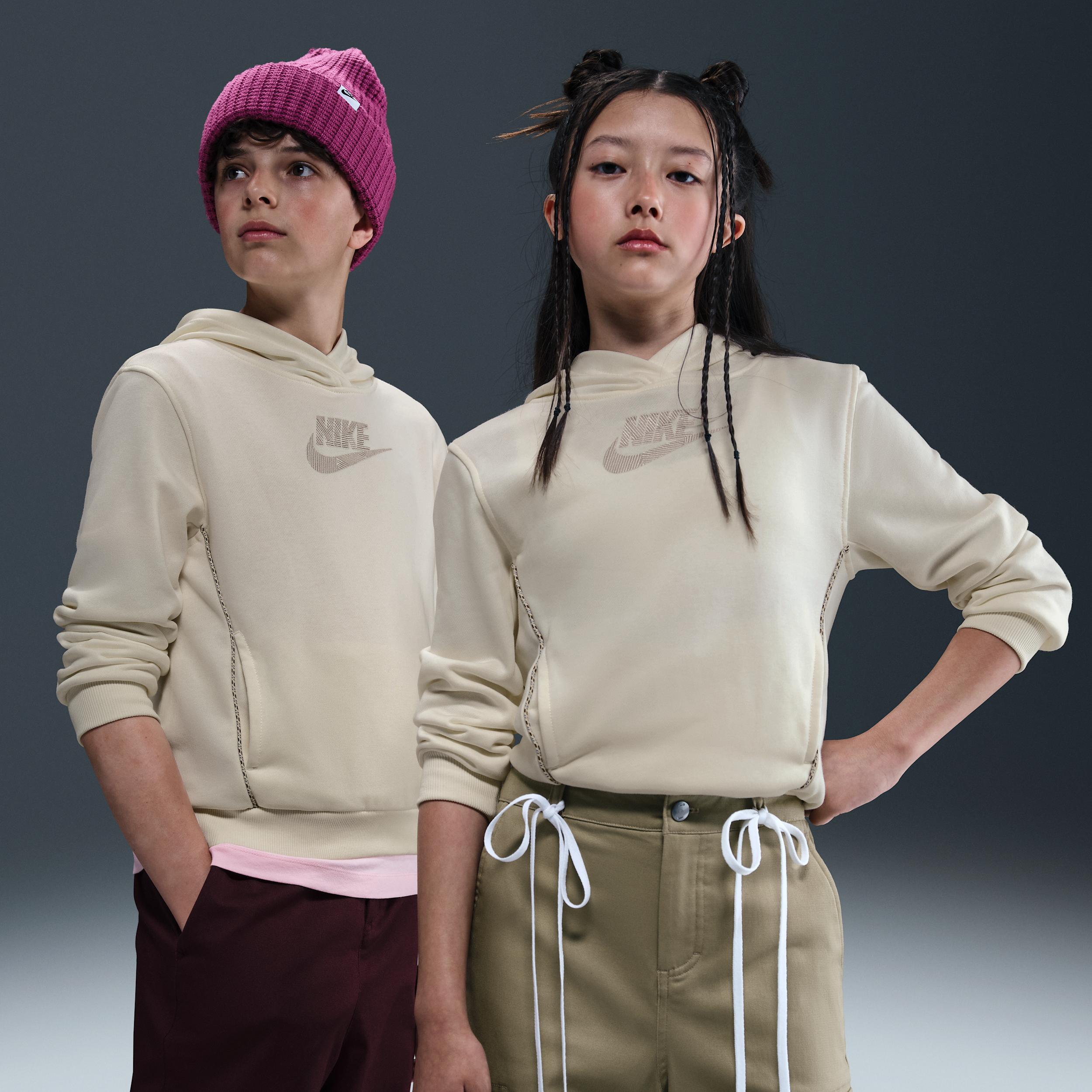 Nike Sportswear Club Big Kids' French Terry Hoodie by NIKE