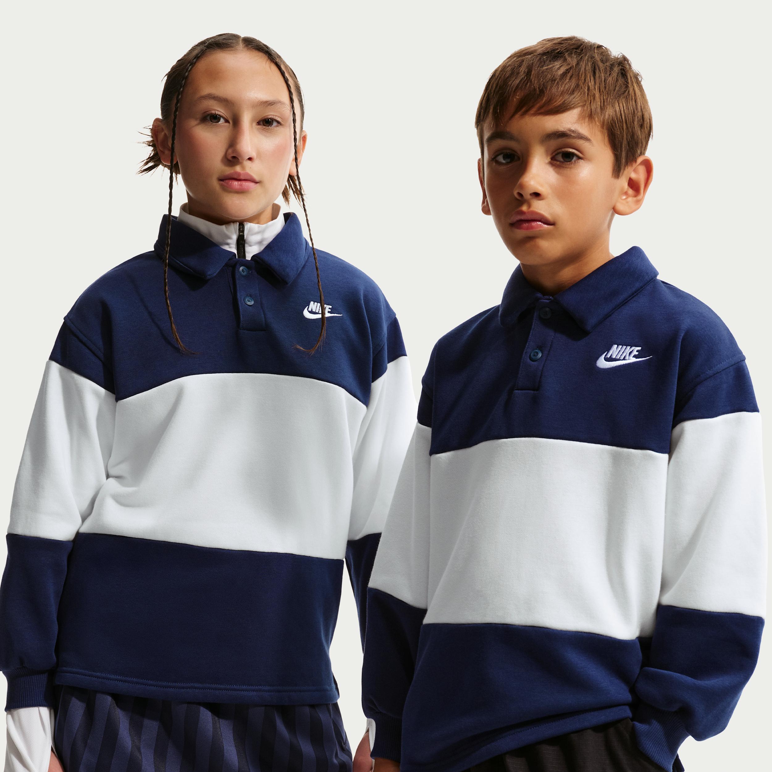 Nike Sportswear Club Big Kids' French Terry Rugby by NIKE