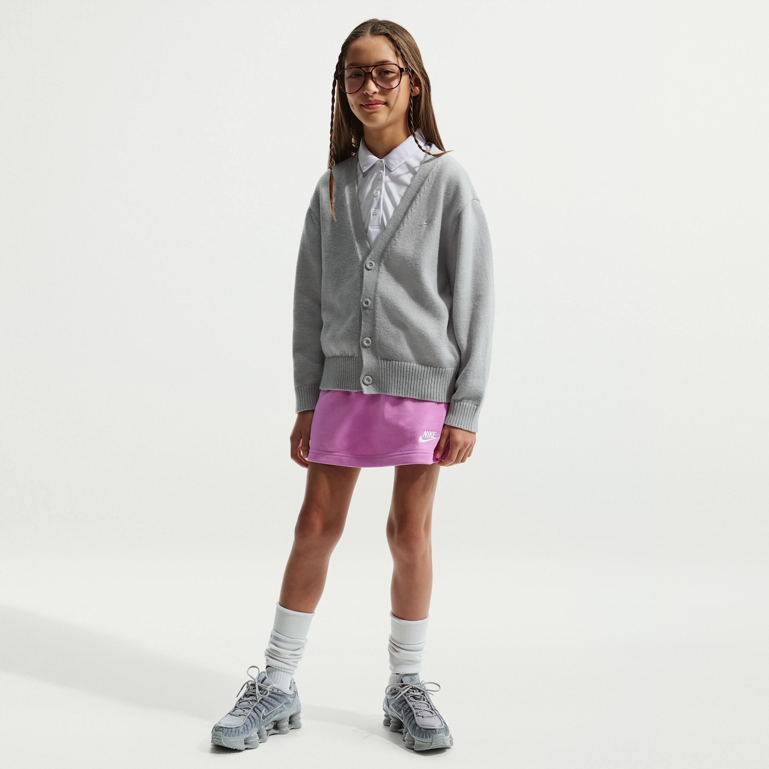Nike Sportswear Club Big Kids' (Girls') French Terry Skirt by NIKE