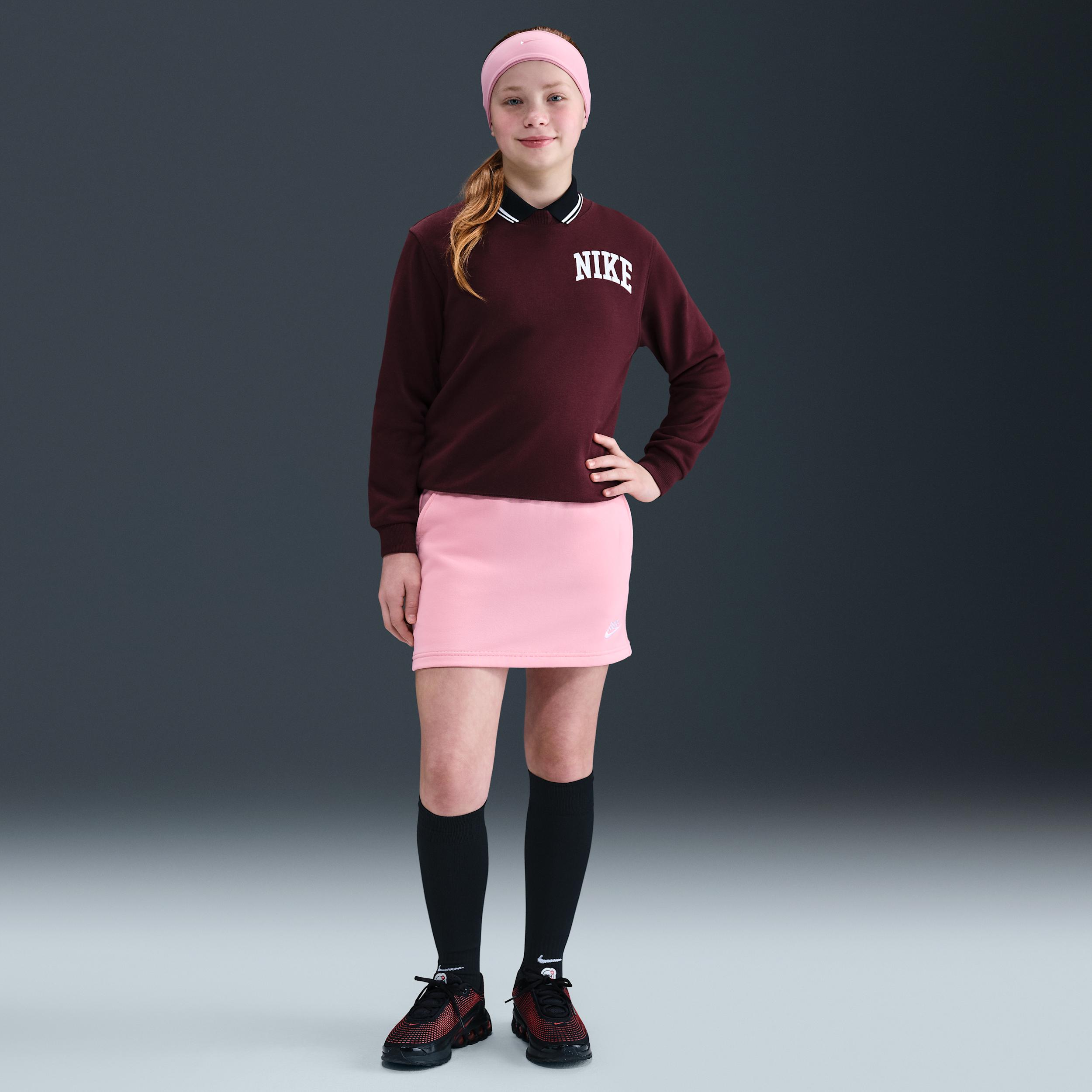 Nike Sportswear Club Big Kids' (Girls') French Terry Skirt by NIKE