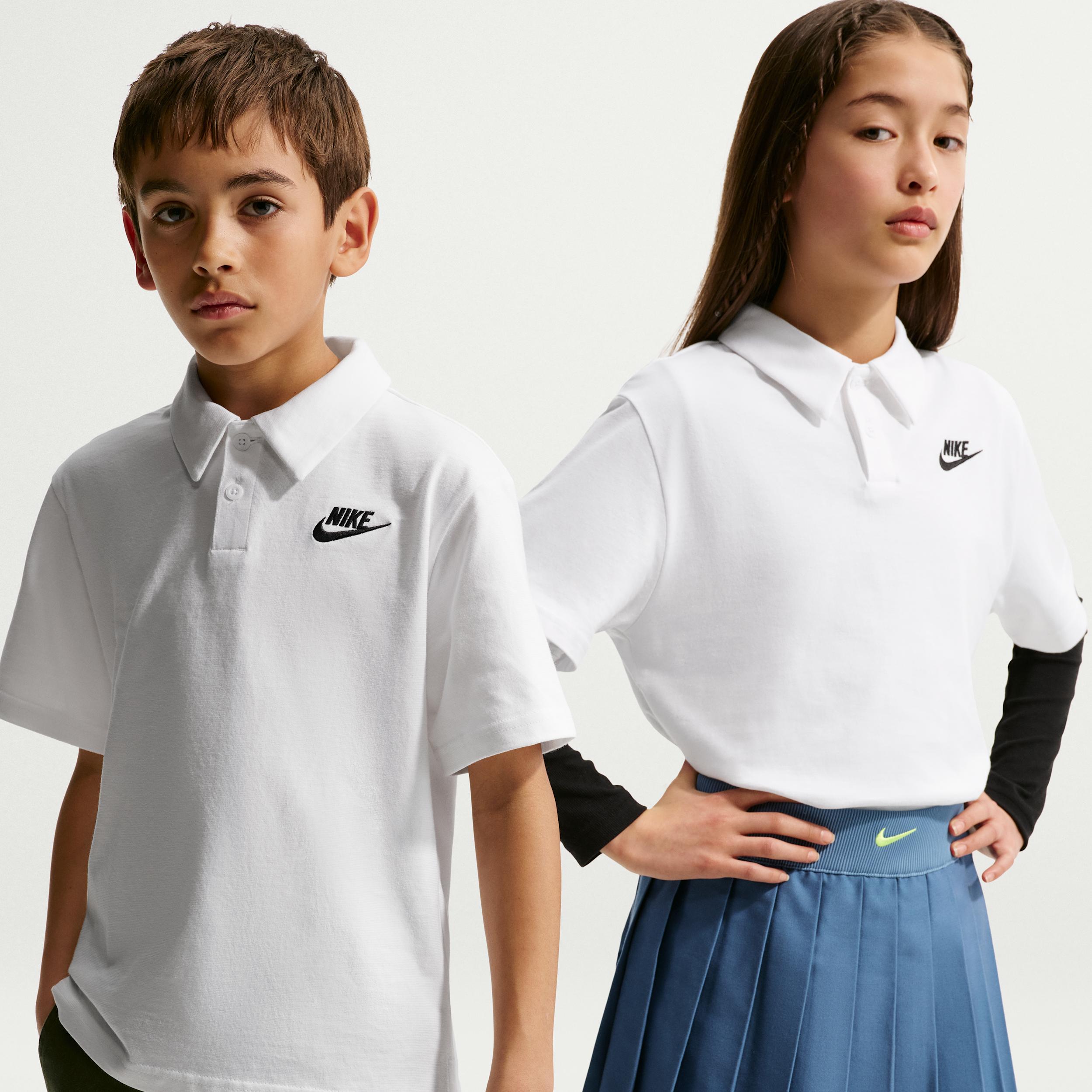 Nike Sportswear Club Big Kids' Knit Short-Sleeve Polo by NIKE