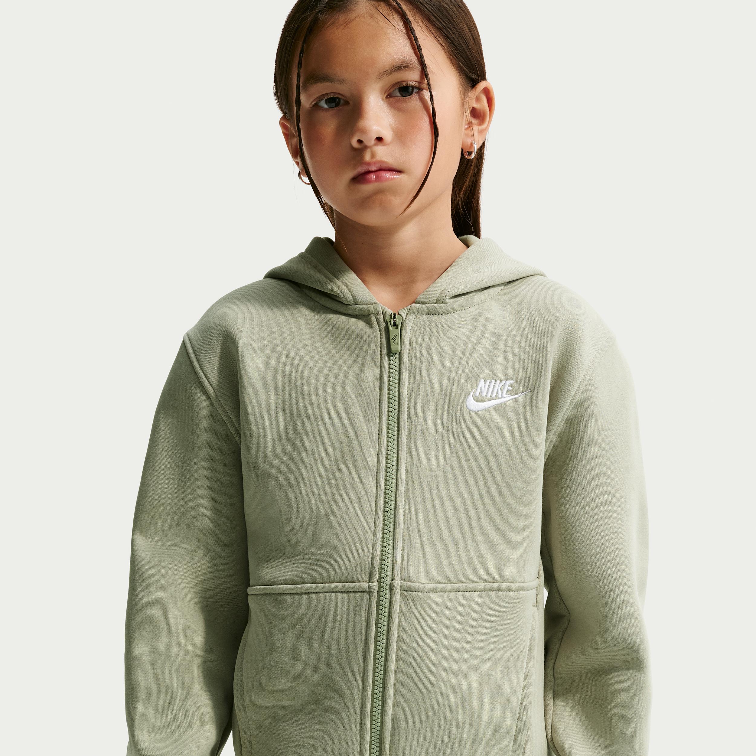 Nike Sportswear Club Fleece Big Kids' Full-Zip Hoodie by NIKE