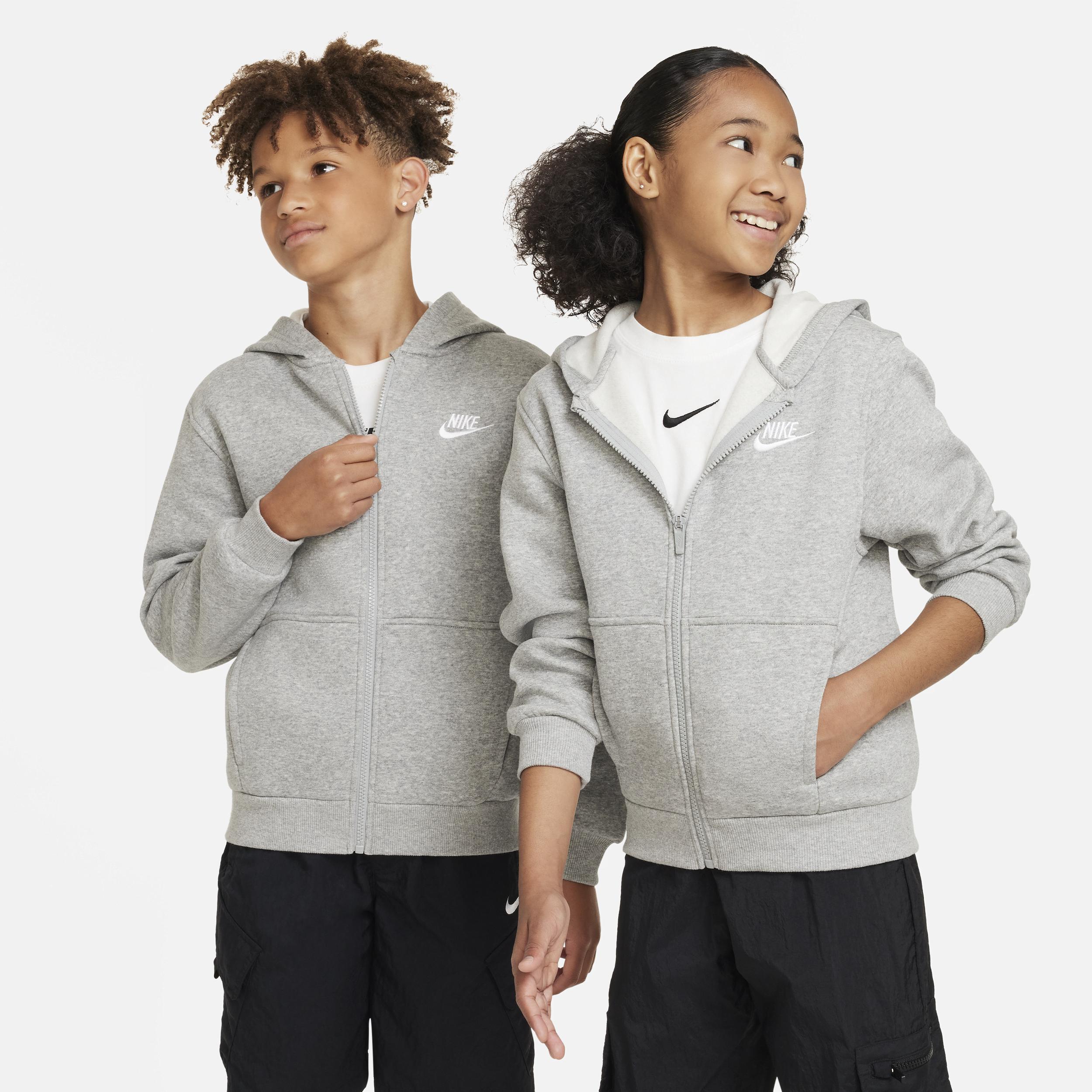 Nike Sportswear Club Fleece Big Kids' Full-Zip Hoodie by NIKE