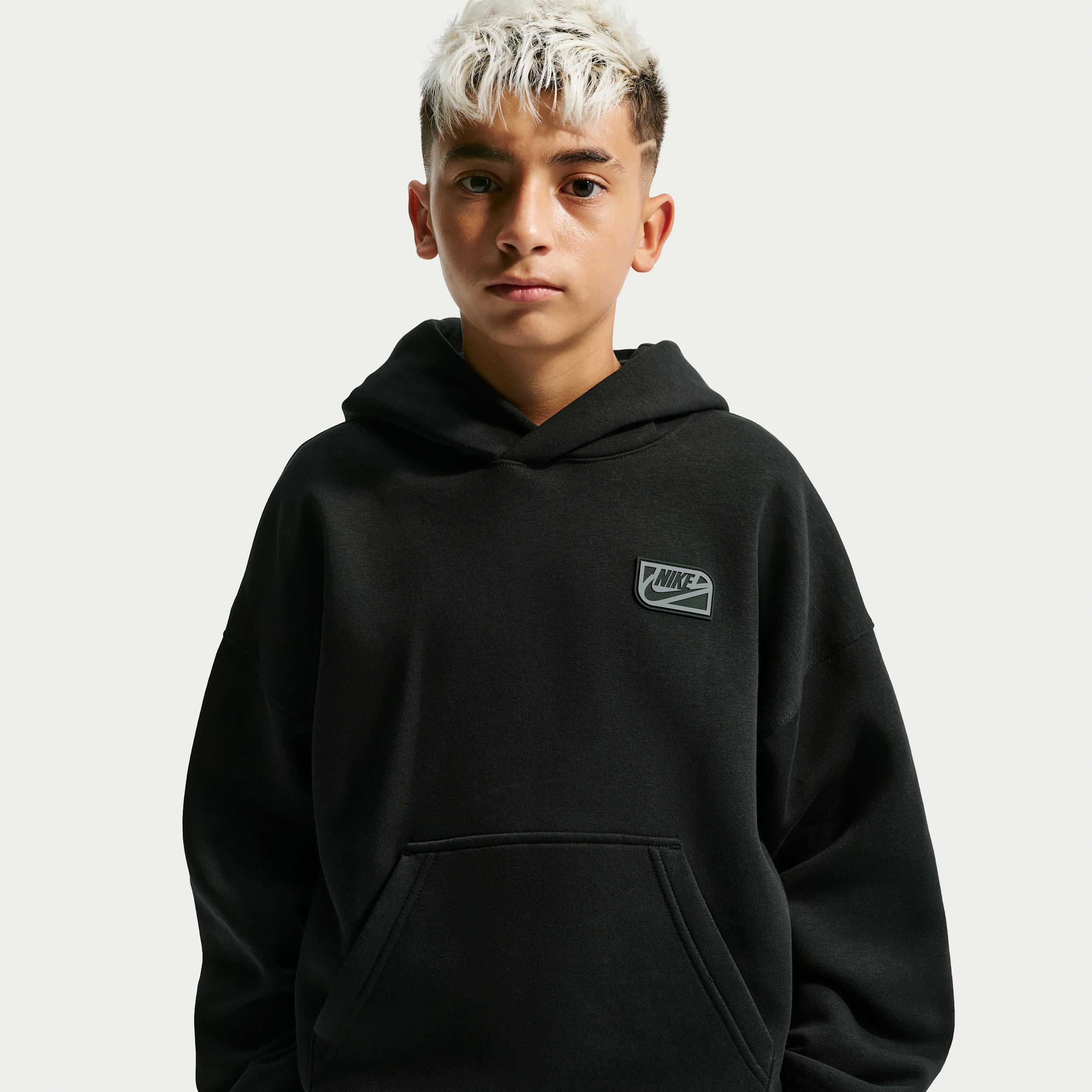 Nike Sportswear Club Fleece Big Kids' Oversized Fleece Hoodie by NIKE
