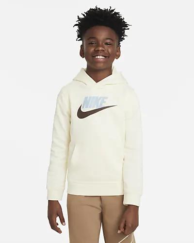 Nike Sportswear Club Fleece Big Kids’ Pullover Hoodie by NIKE
