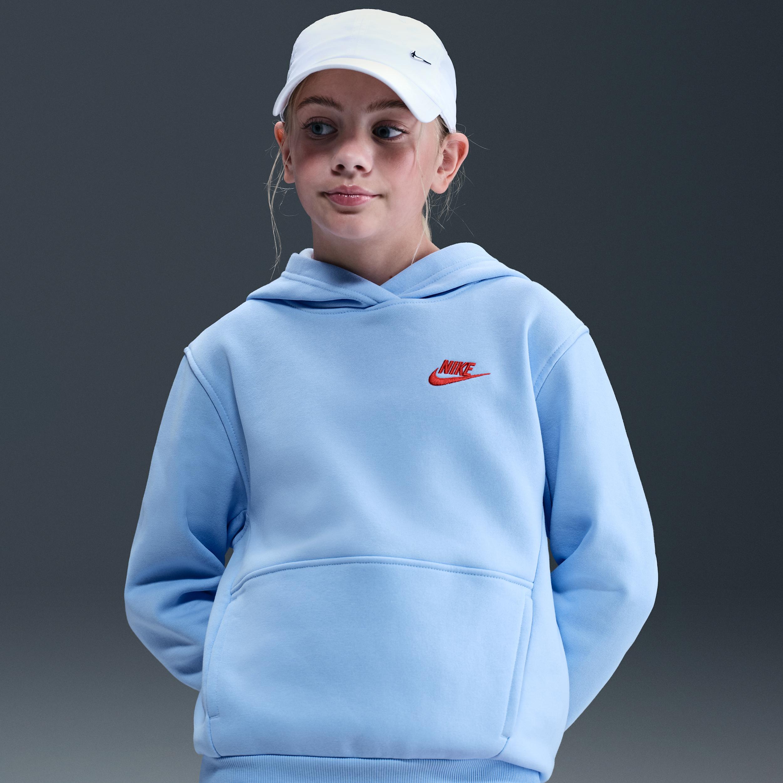 Nike Sportswear Club Fleece Big Kids' Pullover Hoodie by NIKE