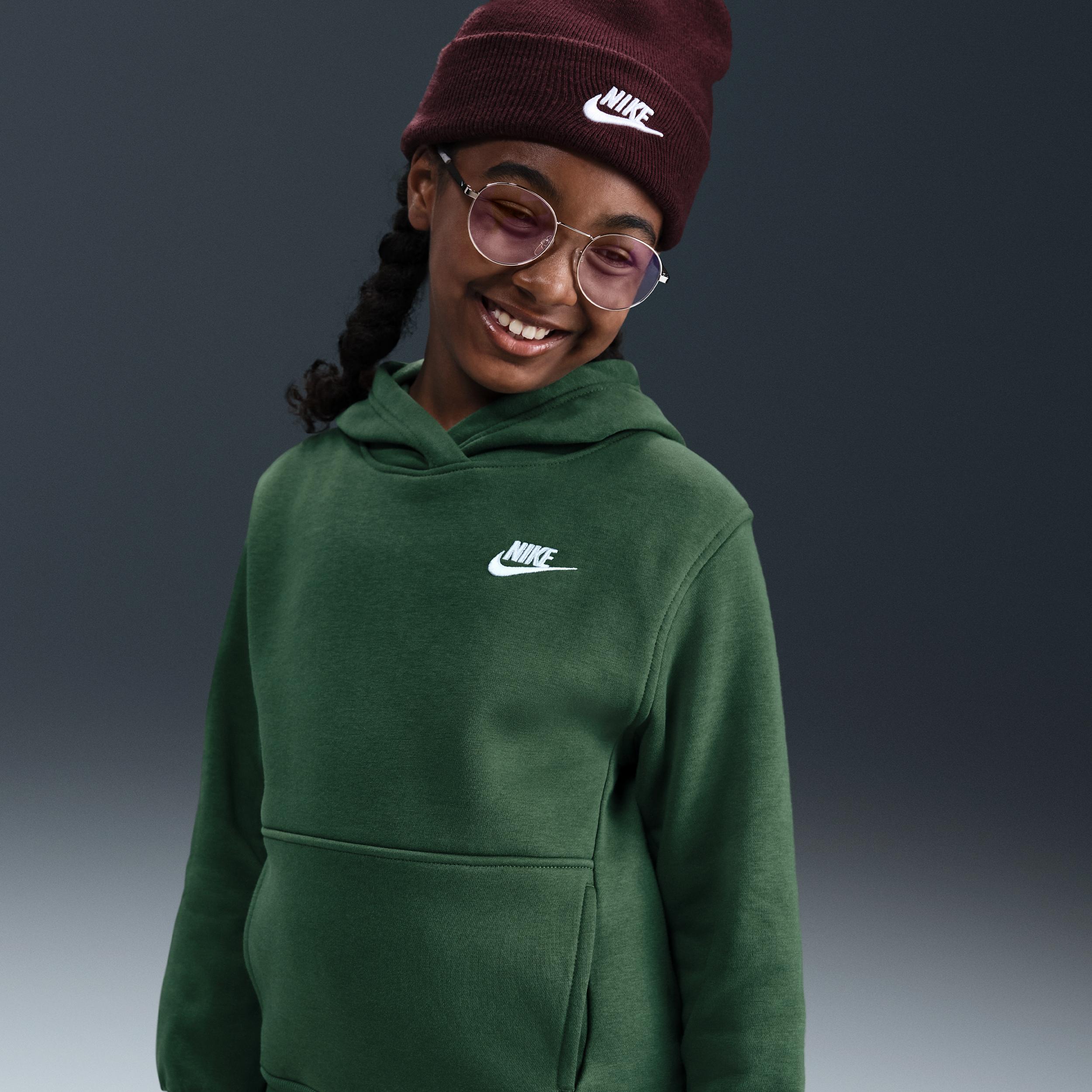 Nike Sportswear Club Fleece Big Kids' Pullover Hoodie by NIKE