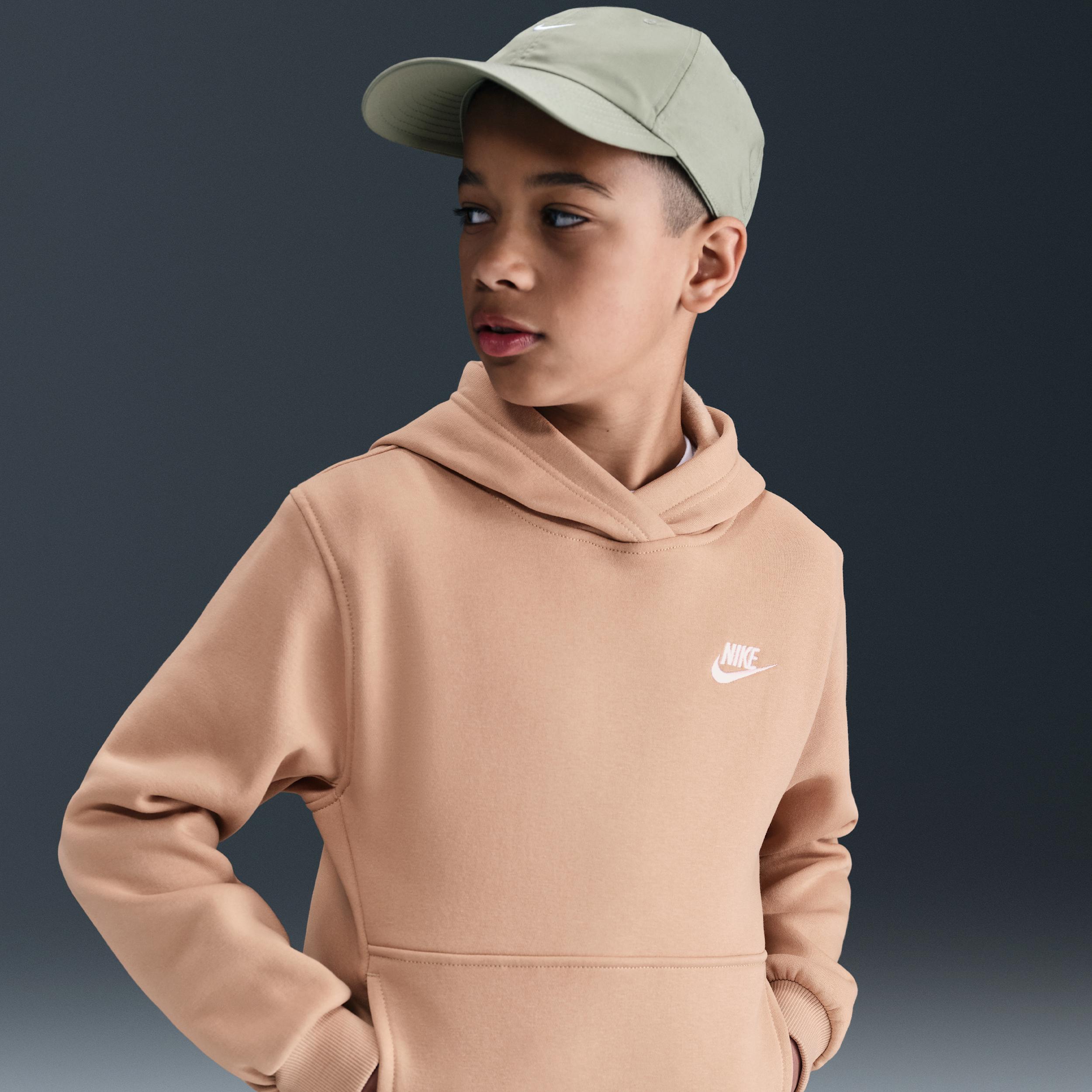Nike Sportswear Club Fleece Big Kids' Pullover Hoodie by NIKE