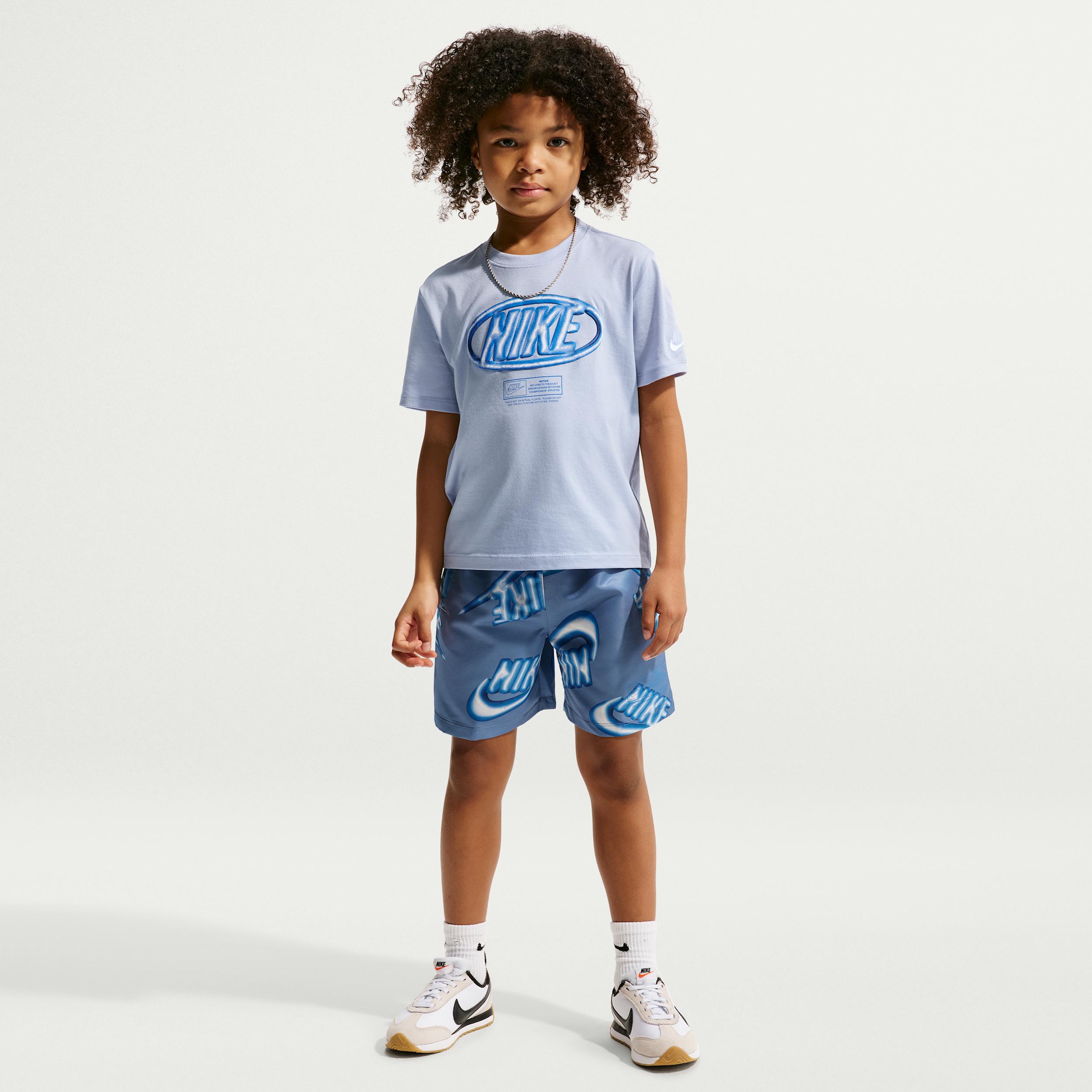 Nike Sportswear Club Little Kids' 2-Piece Floatie T-Shirt and Shorts Set by NIKE