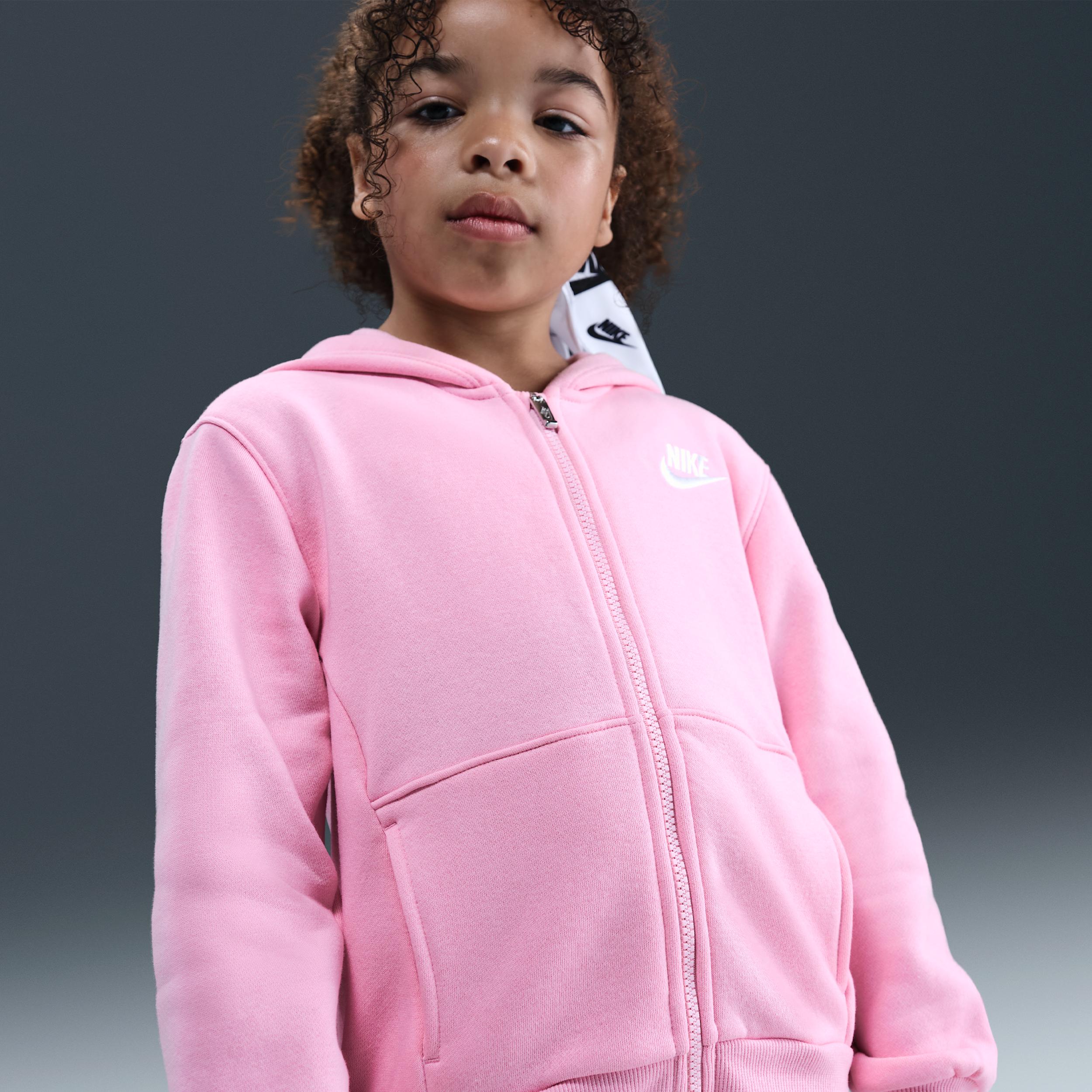 Nike Sportswear Club Little Kids' Fleece Full-Zip Hoodie by NIKE