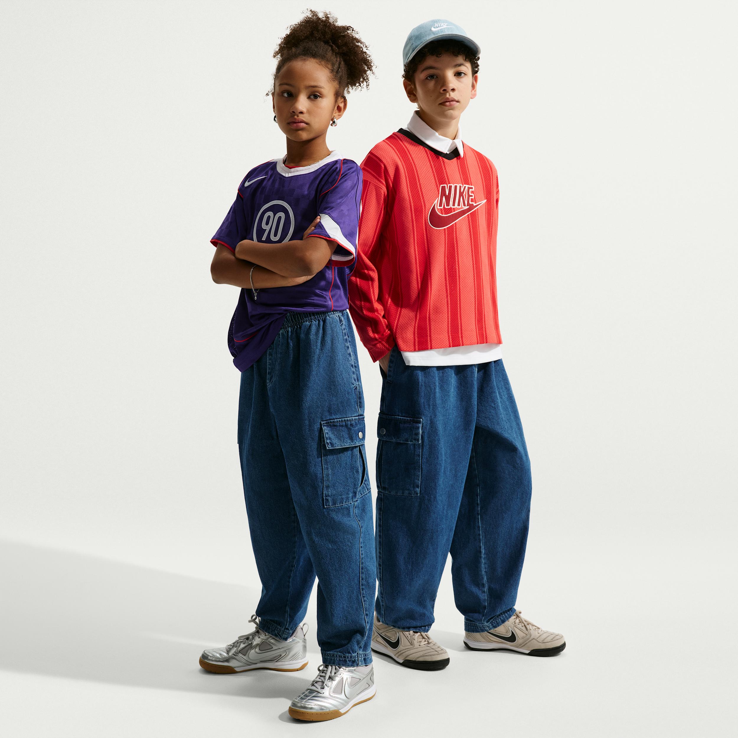 Nike Sportswear Collection Big Kids' Denim Cargo Pants by NIKE